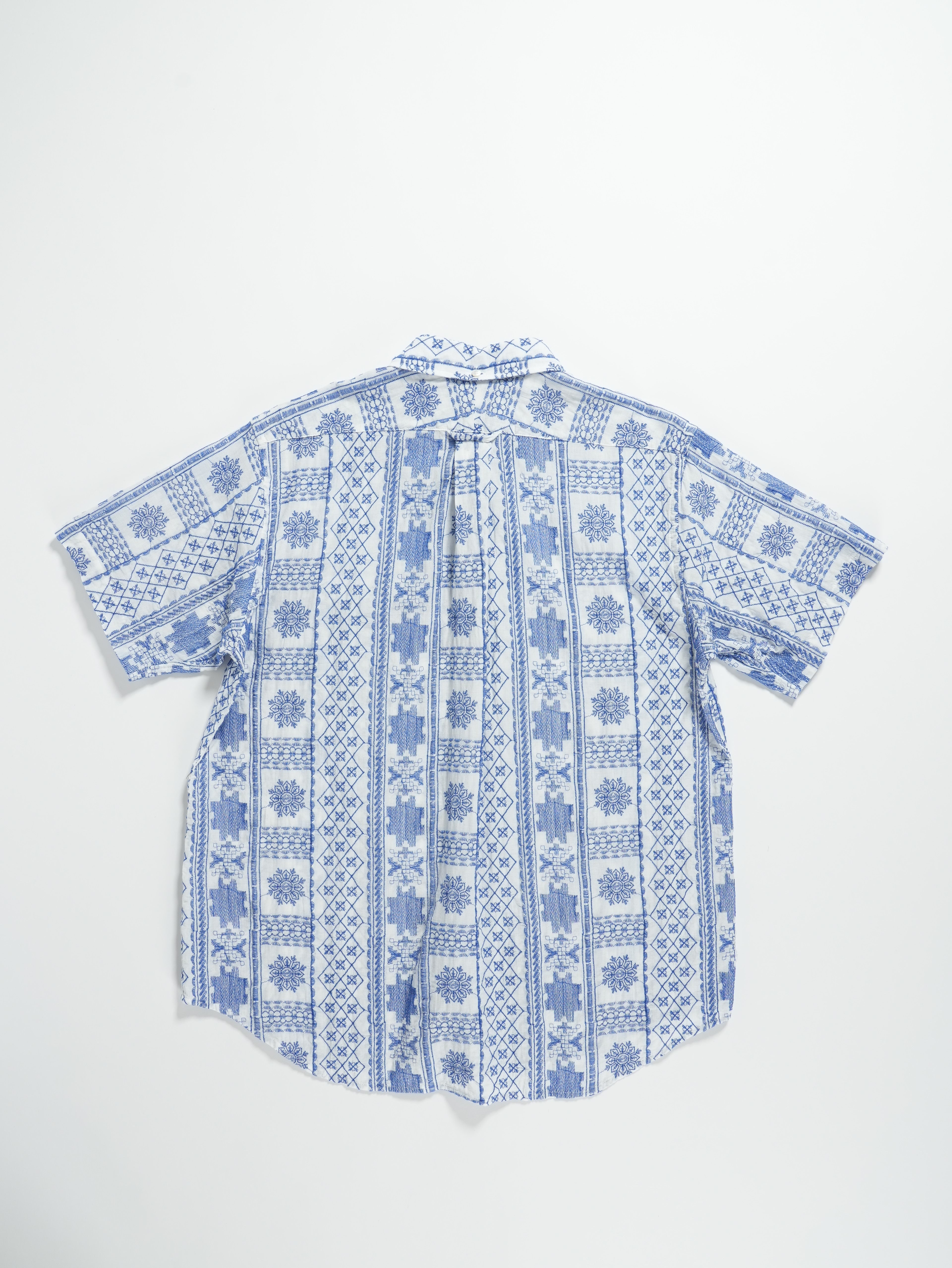 Popover BD Shirt - Blue / White CP Embroidery