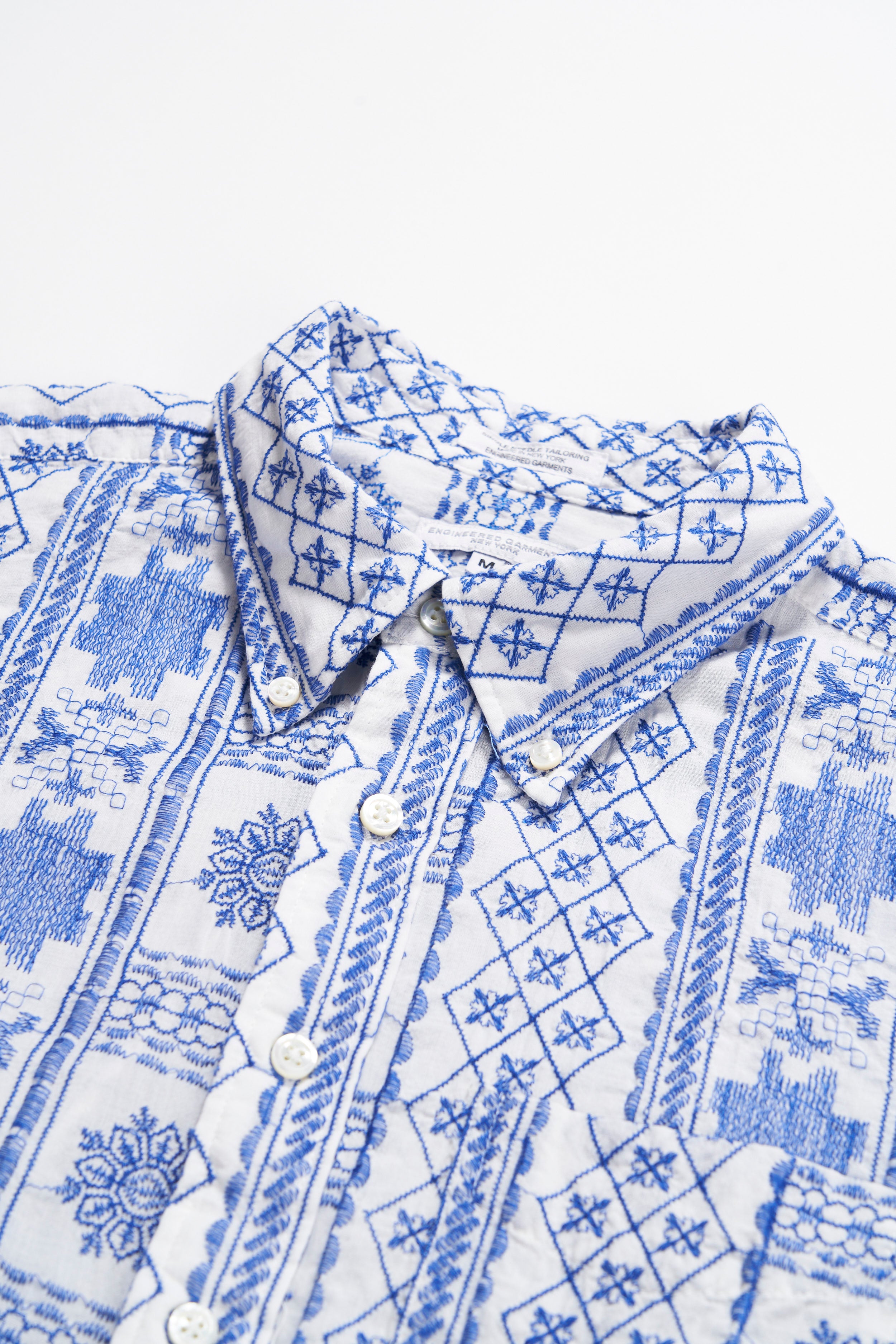 19 Century BD Shirt - Blue / White CP Embroidery