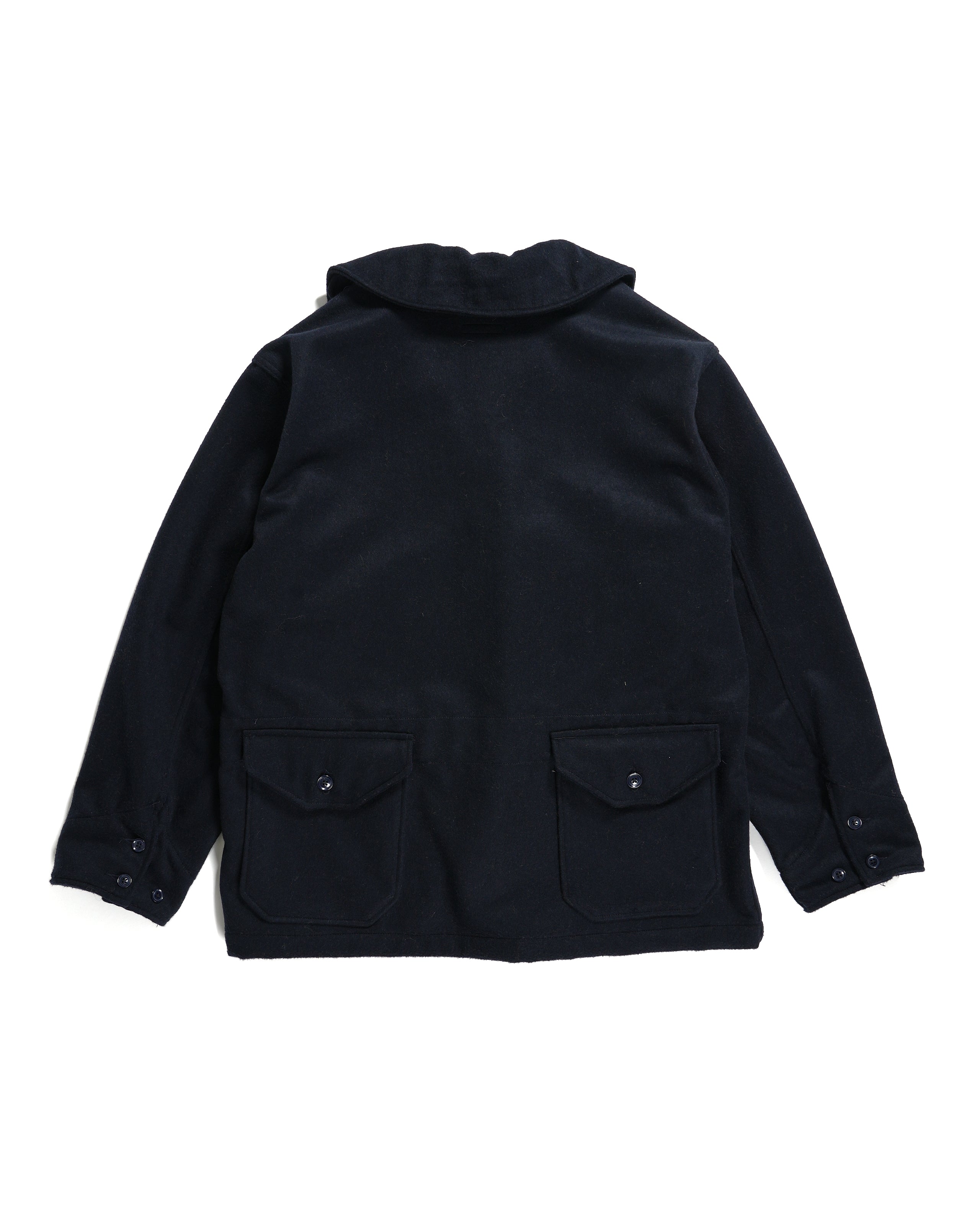 Maine Guide Jacket - Dk. Navy Wool Polyester Heavy Flannel