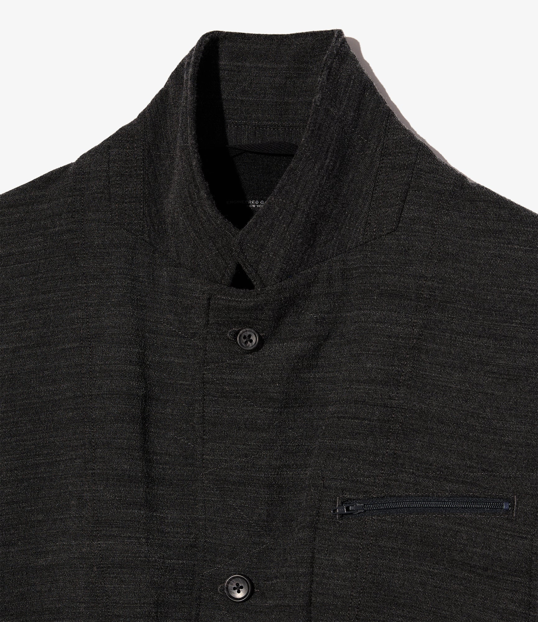 Knit Leisure Jacket - Charcoal Tri Blend Jersey Knit
