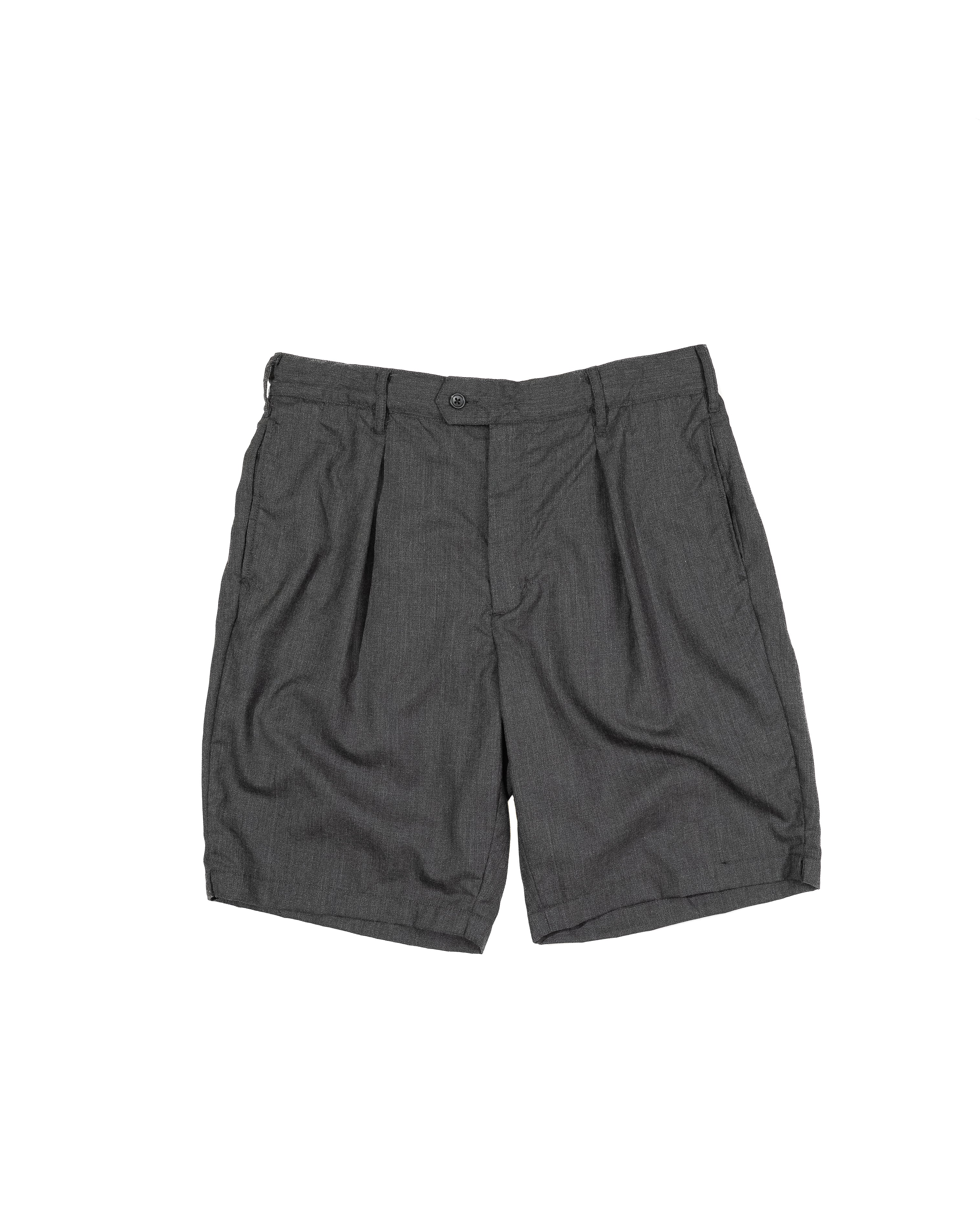 Sunset Short - Charcoal Tropical Wool