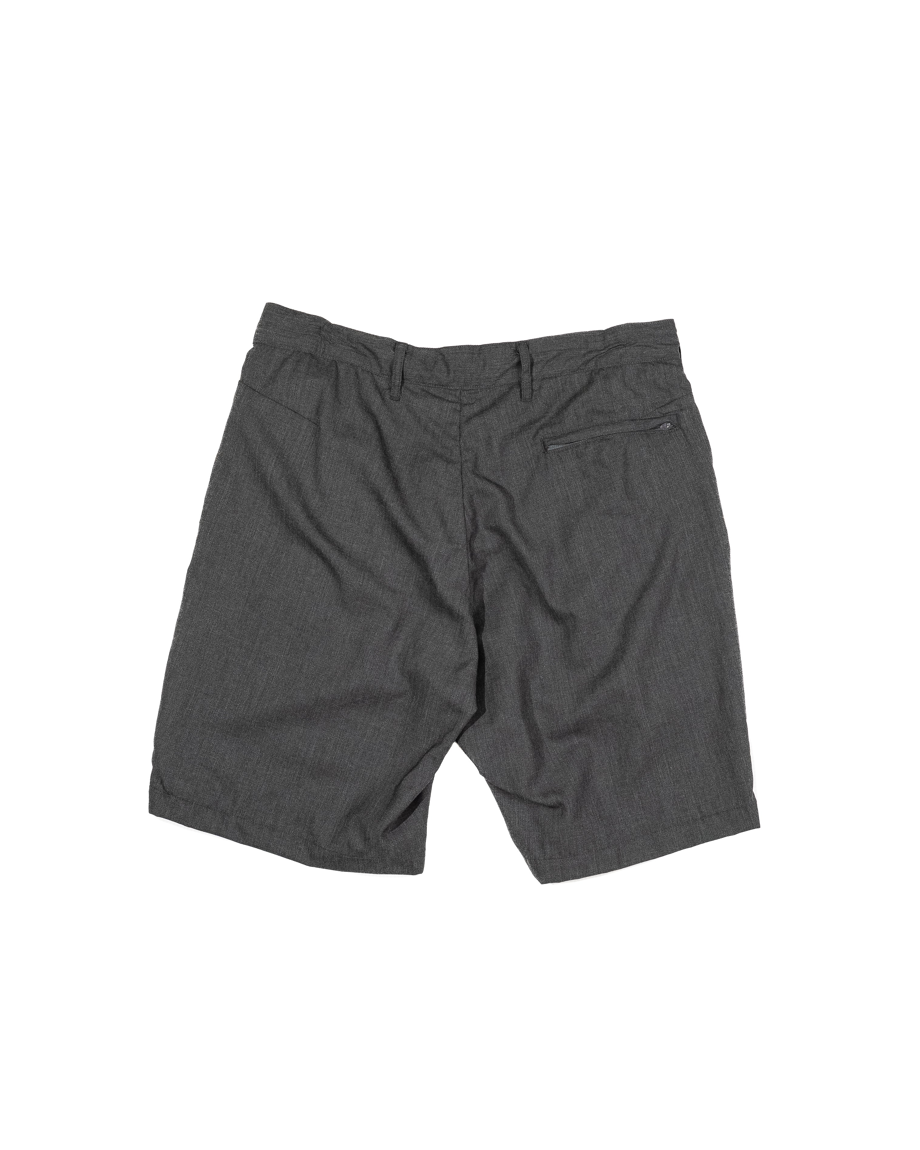 Sunset Short - Charcoal Tropical Wool