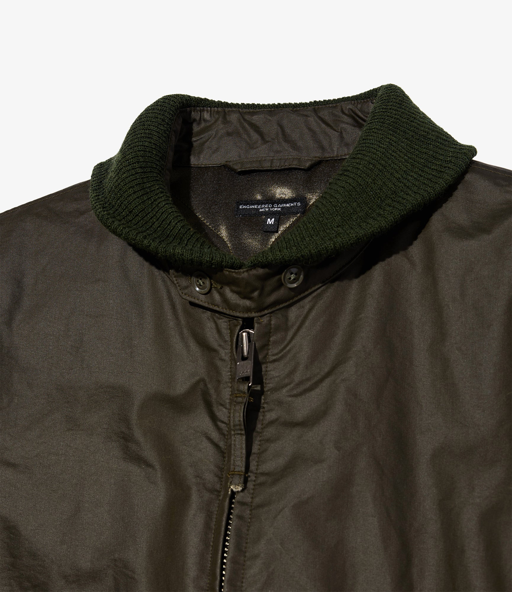 LL Jacket - Olive Nyco Coated Cloth