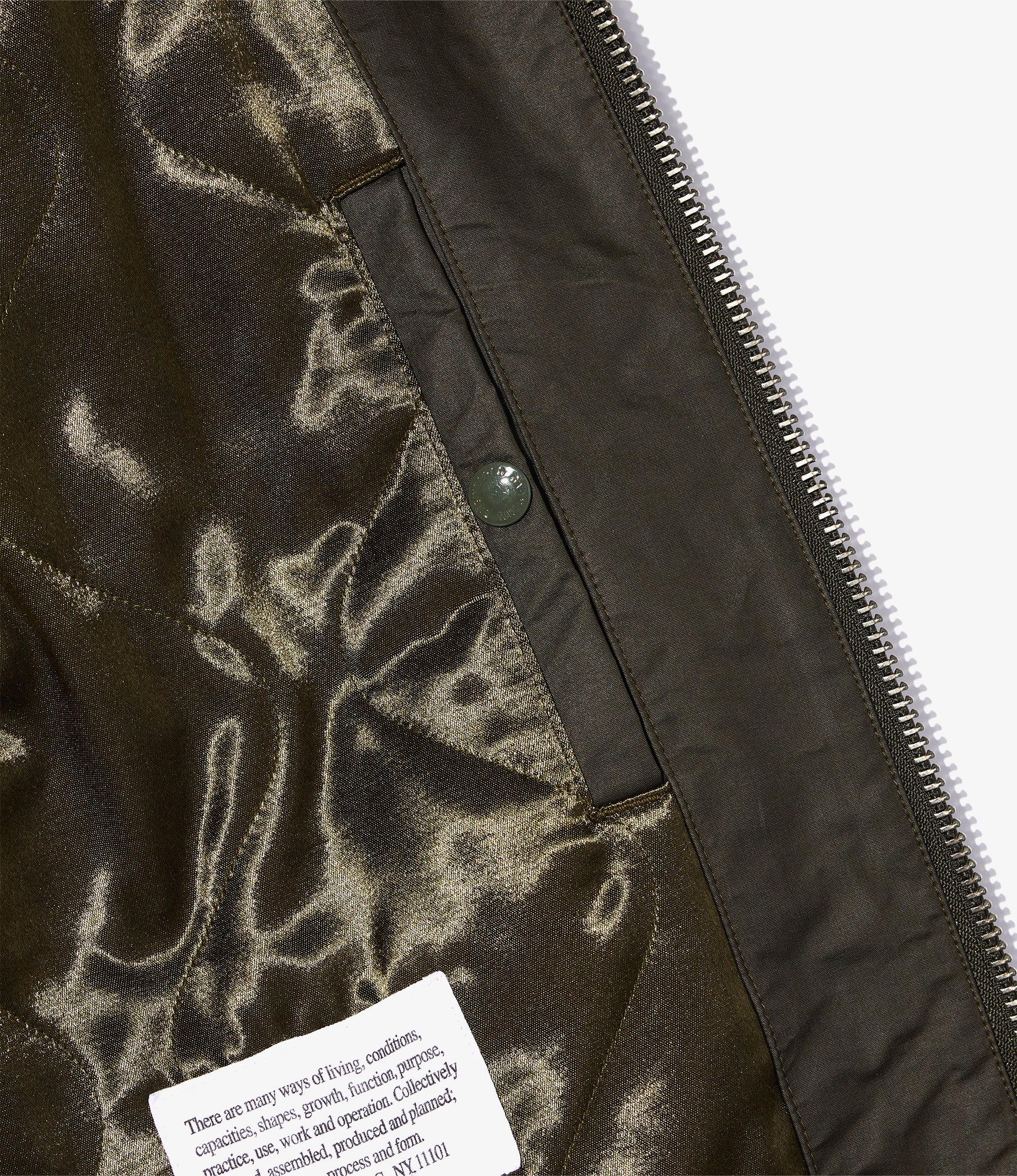 LL Jacket - Olive Nyco Coated Cloth