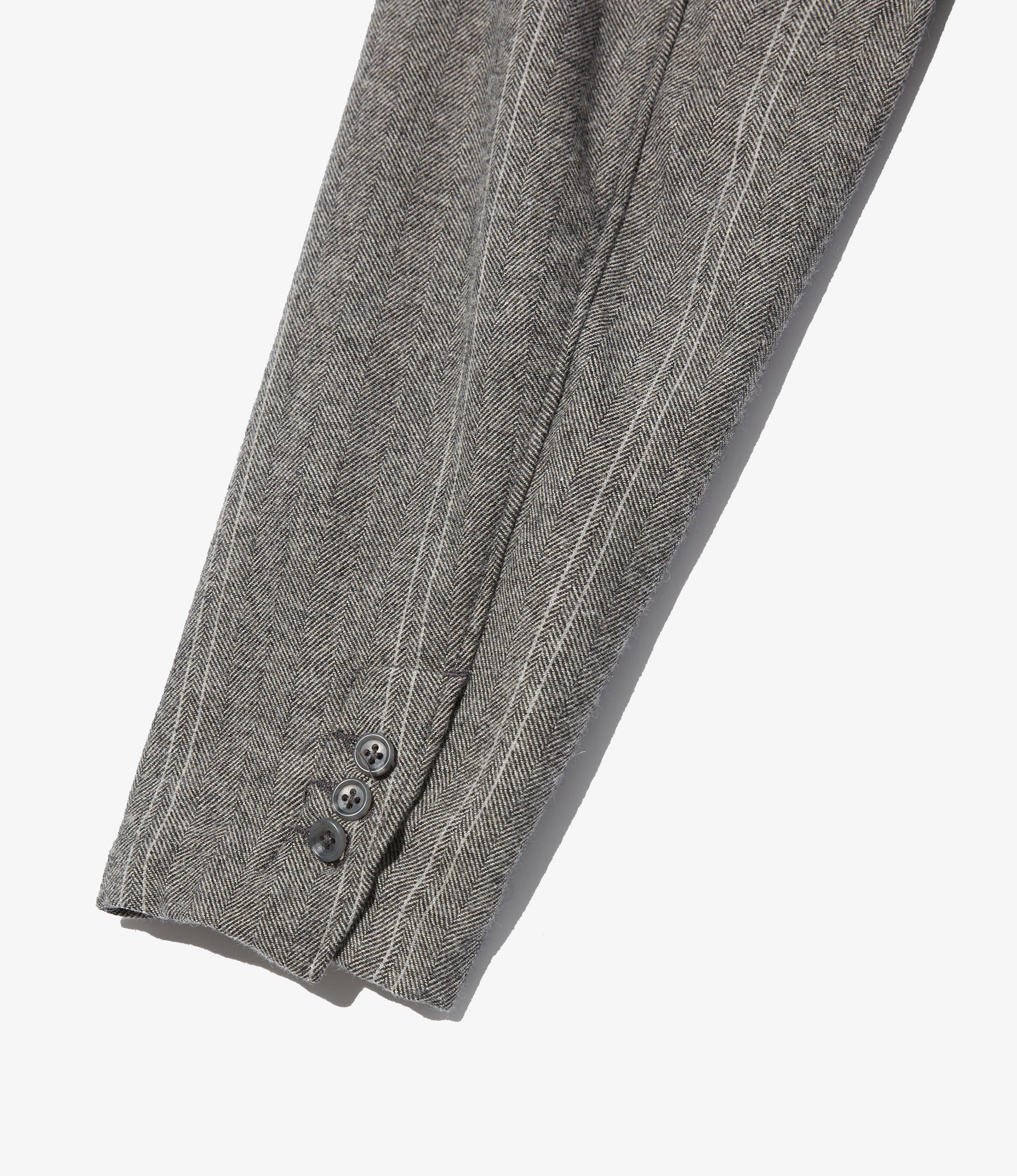 Engineered Garments - Loiter Jacket - Lt. Grey Wool Striped
