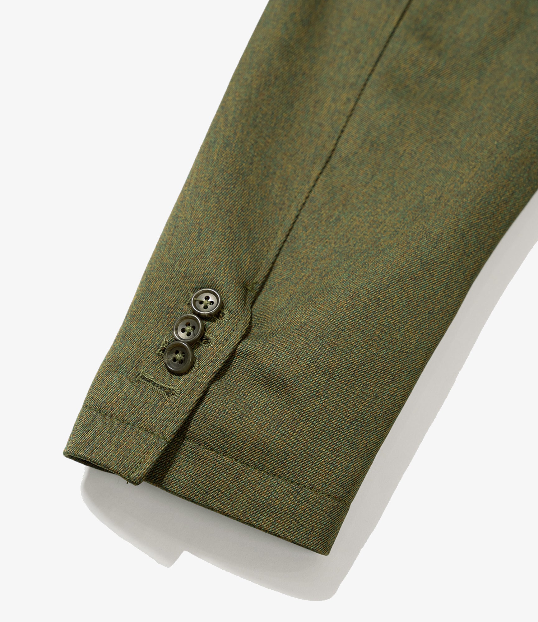 Andover Jacket - Olive Melange Cotton Twill