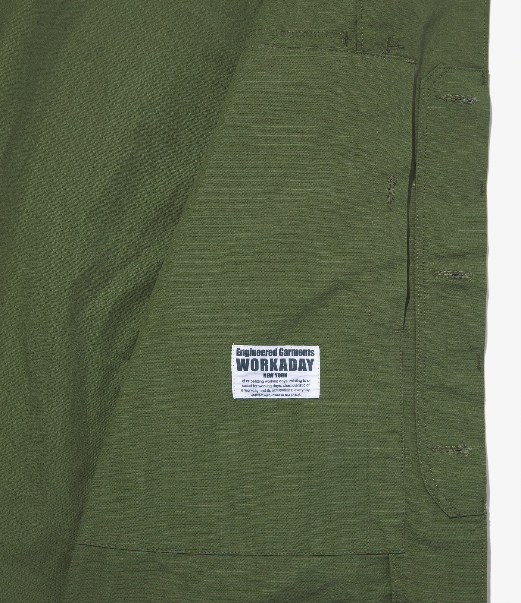 MC Jacket - Olive Cotton Ripstop