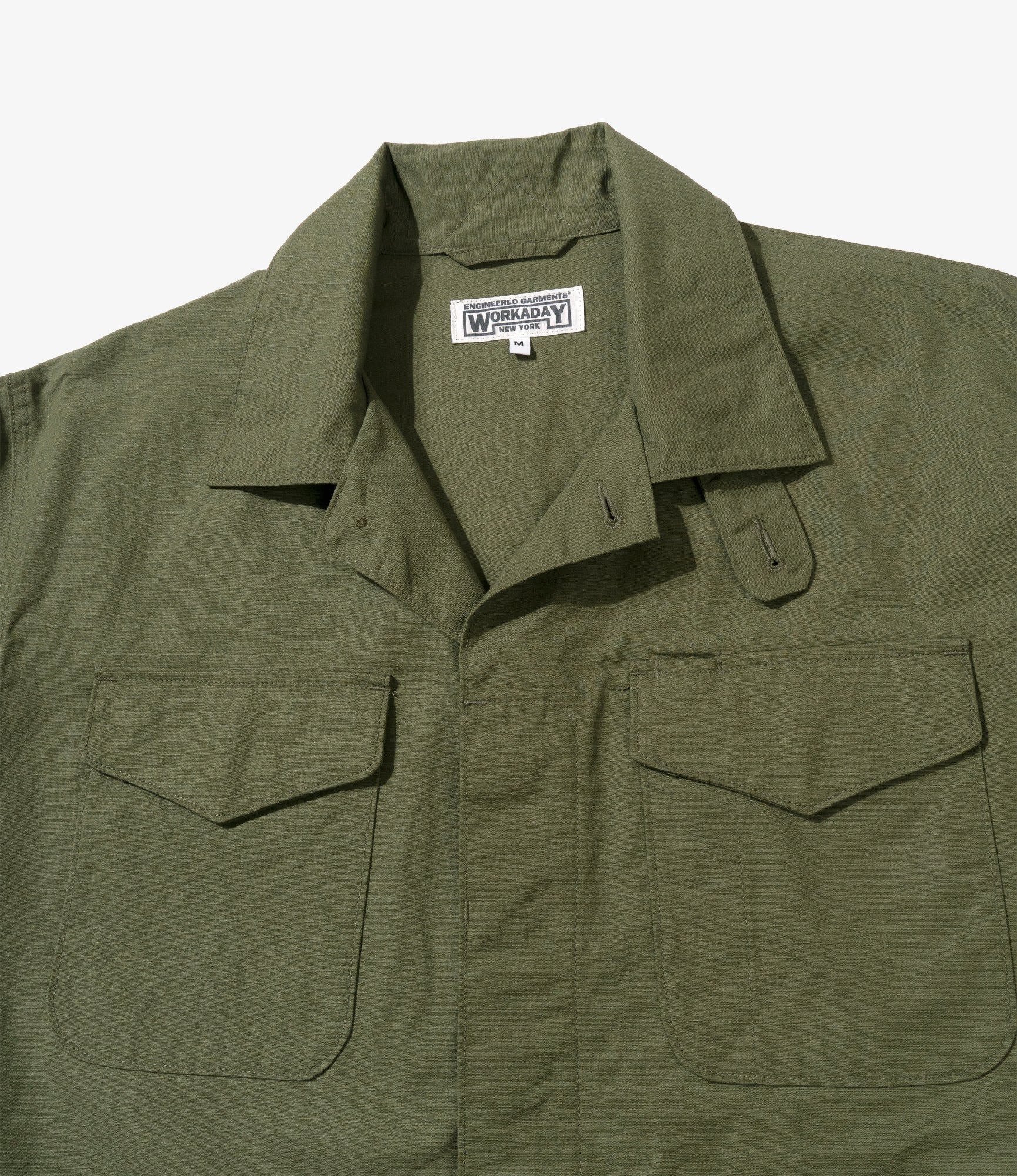 MC Shirt Jacket - Olive Cotton Ripstop