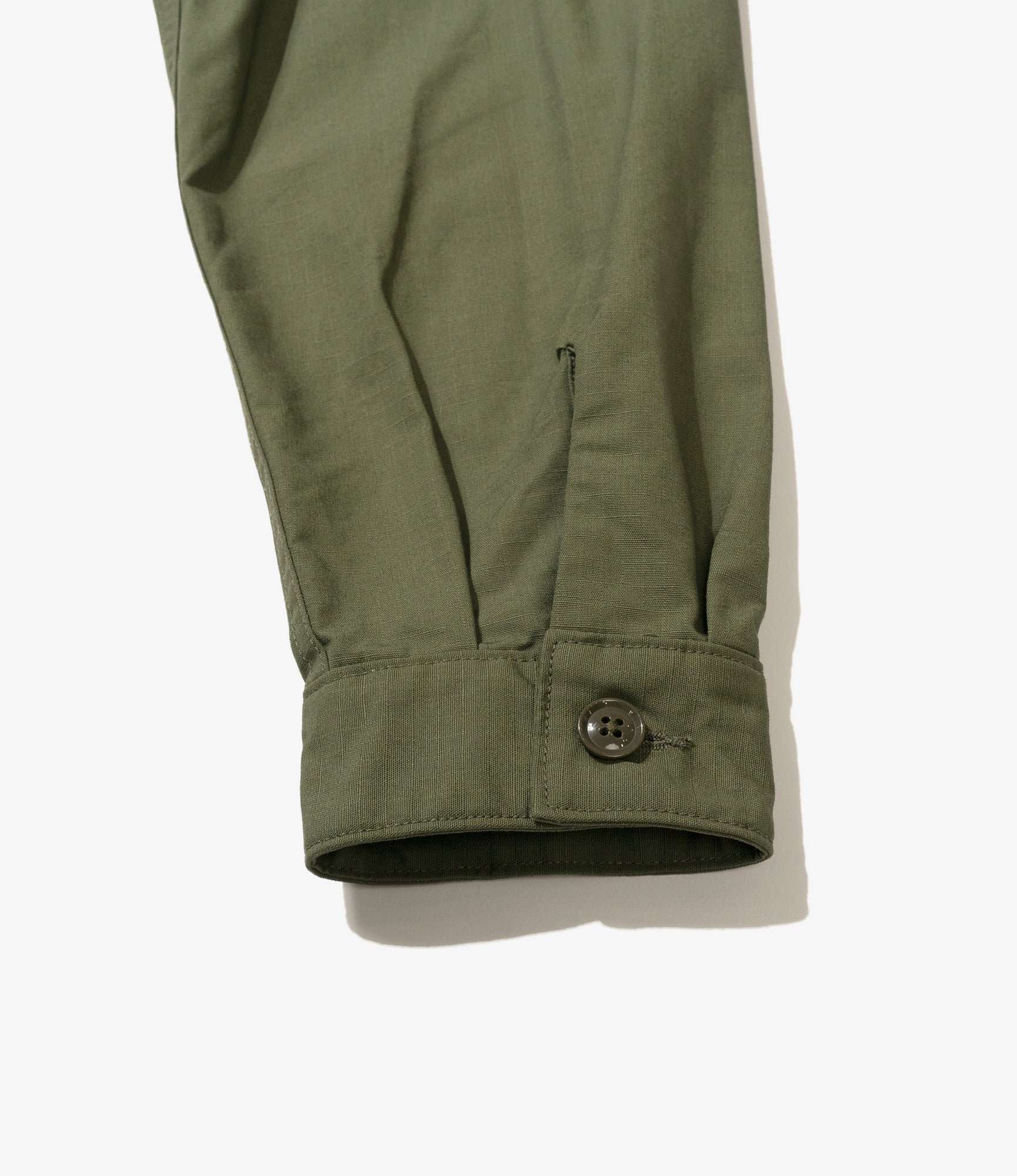 MC Shirt Jacket - Olive Cotton Ripstop