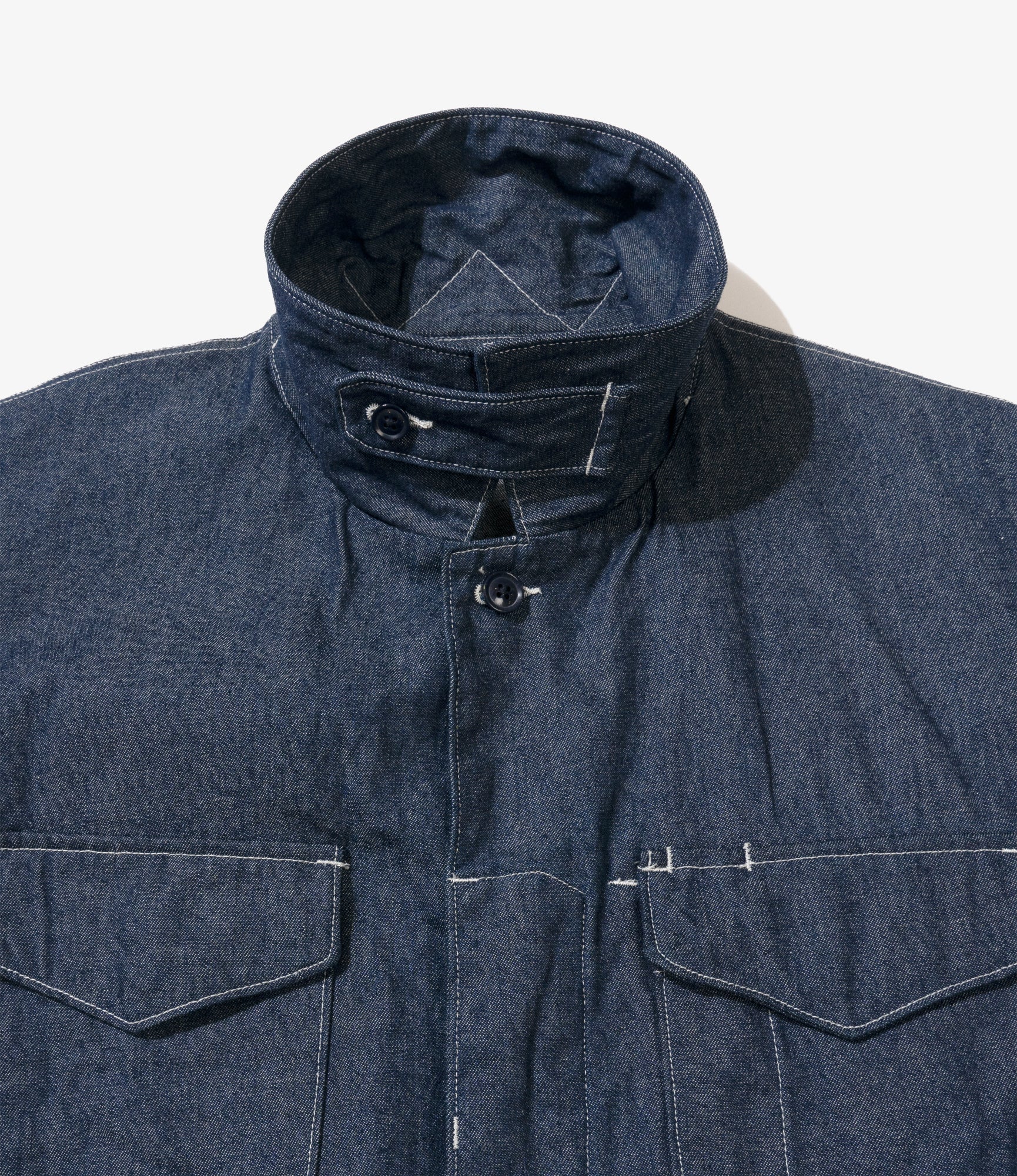 MC Shirt Jacket - Indigo industrial 8oz Denim