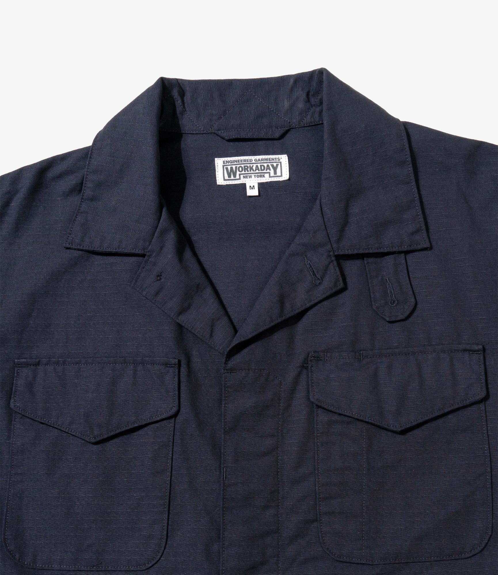 MC Shirt Jacket - Dk. Navy Cotton Ripstop