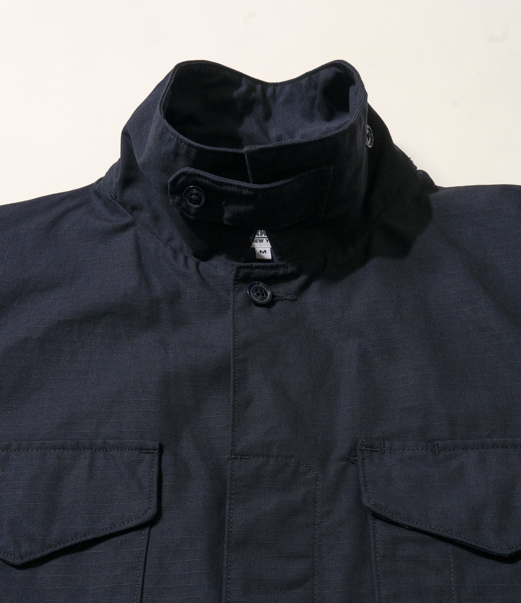 MC Shirt Jacket - Dk. Navy Cotton Ripstop