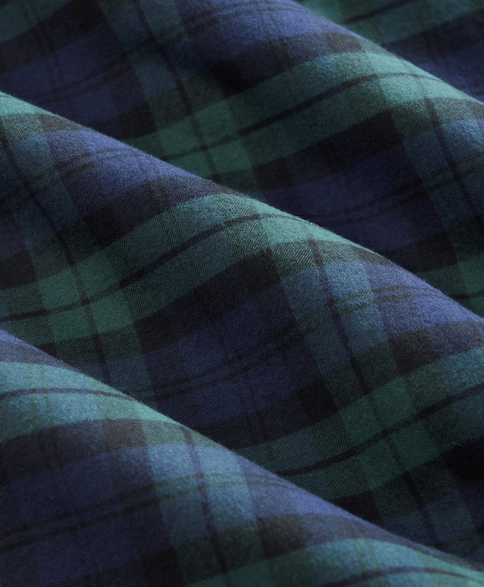 EG x Brooks Brothers - Oversized Wing Collar Shirt - Blackwatch Flannel