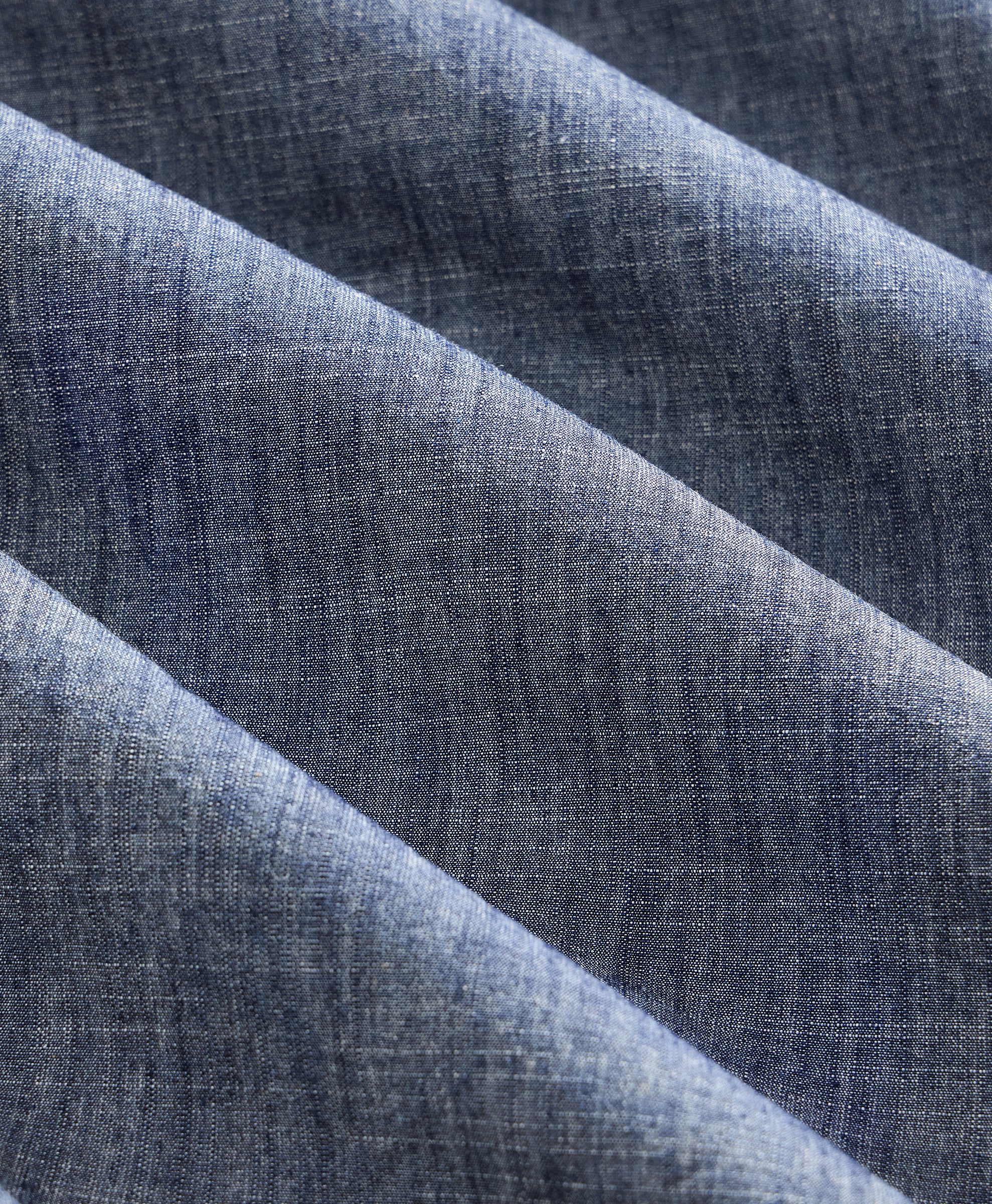 Engineered Garments x Brooks Brothers - Oversized Rounded Collar Pinhole Shirt - Blue Chambray