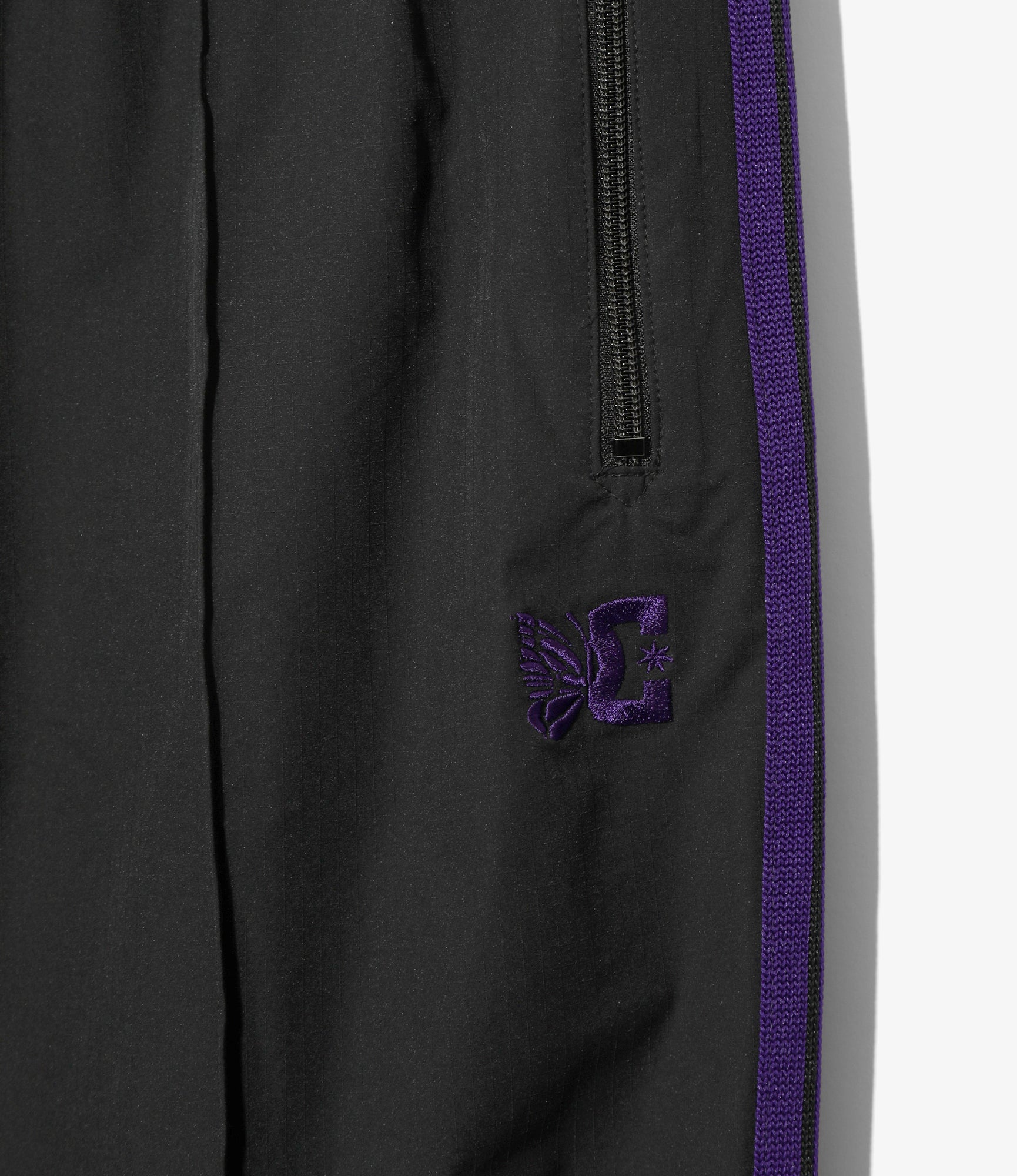 Needles x DC Shoes - Track Pant - Black - Poly Ripstop