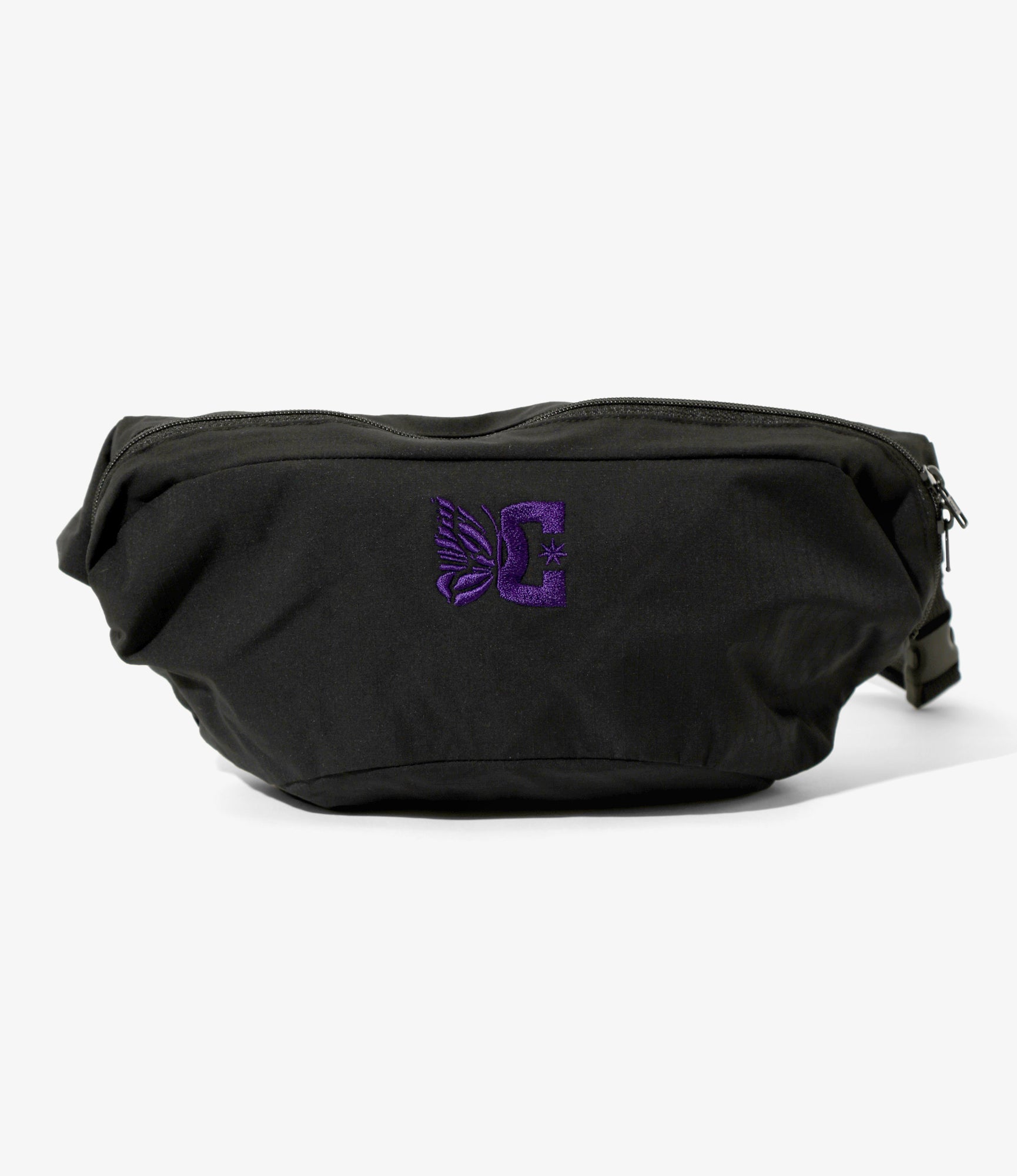 Needles x DC Shoes - Hip Bag - Black - Poly Ripstop | Nepenthes 