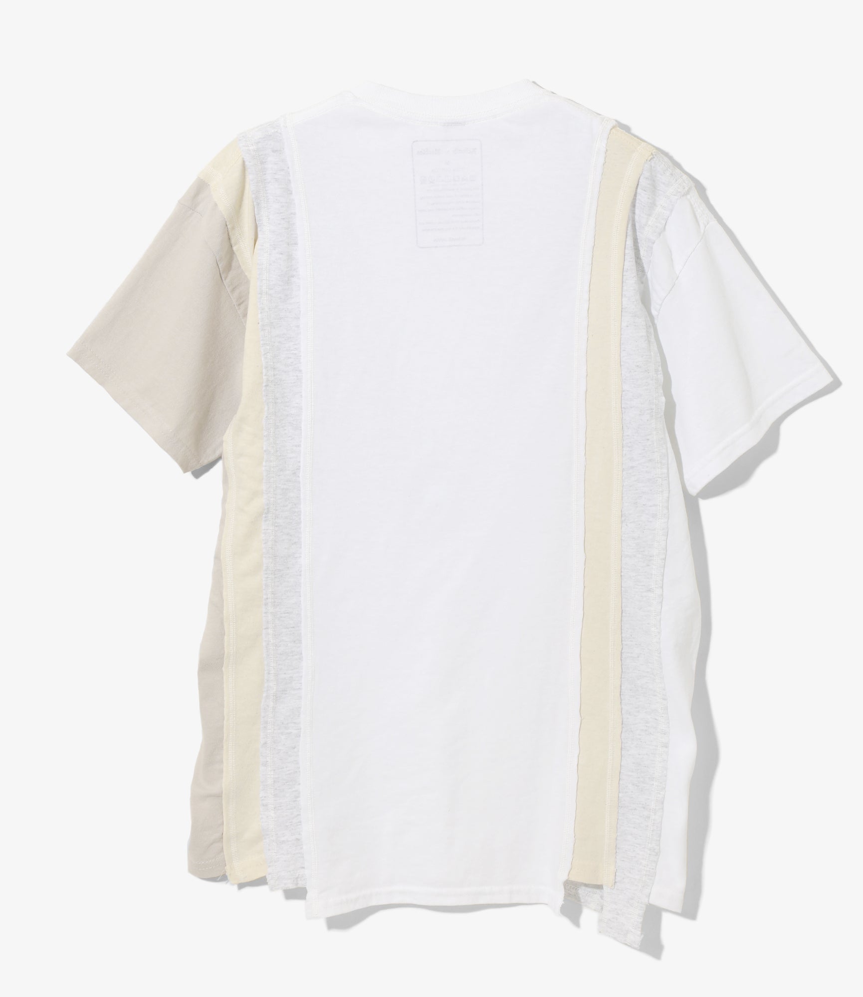 Needles x DC Shoes - 7 Cuts S/S Tee - Ivory - Solid / Fade