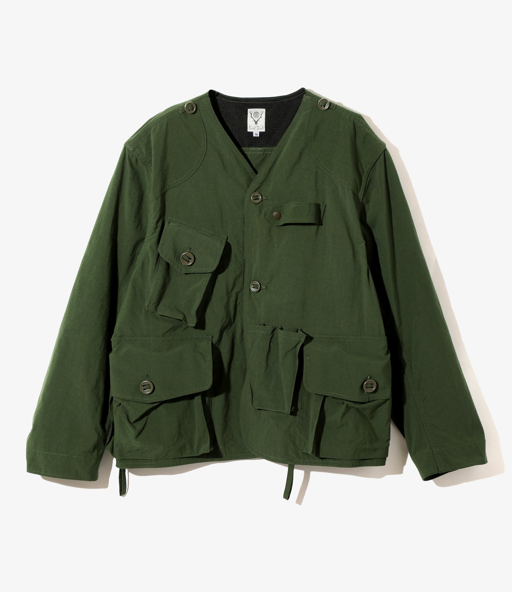 Tenkara Jacket - Green - Nylon Oxford | Nepenthes New York