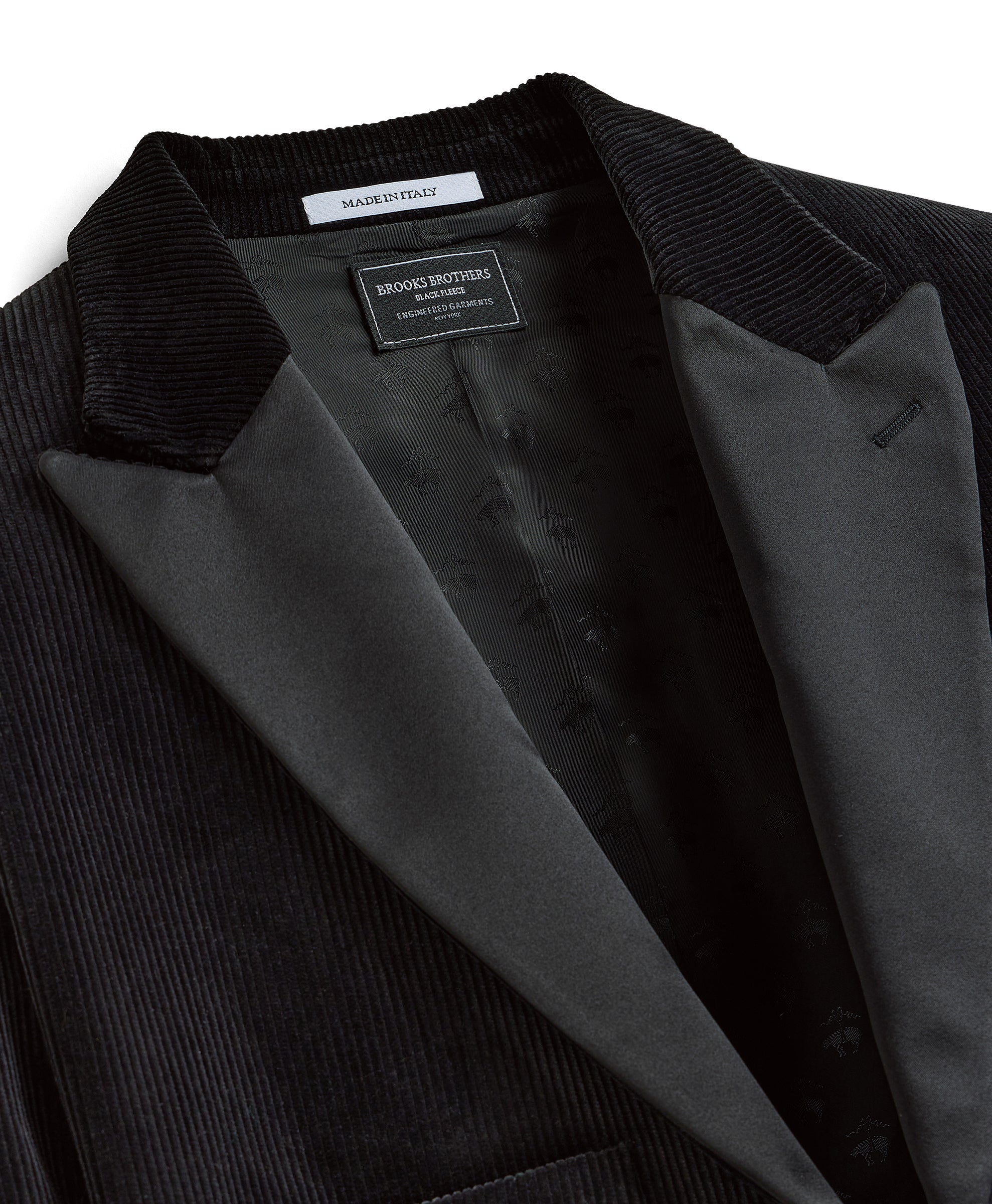 Engineered Garments x Brooks Brothers - Oversized Tux Jacket - Black Cord