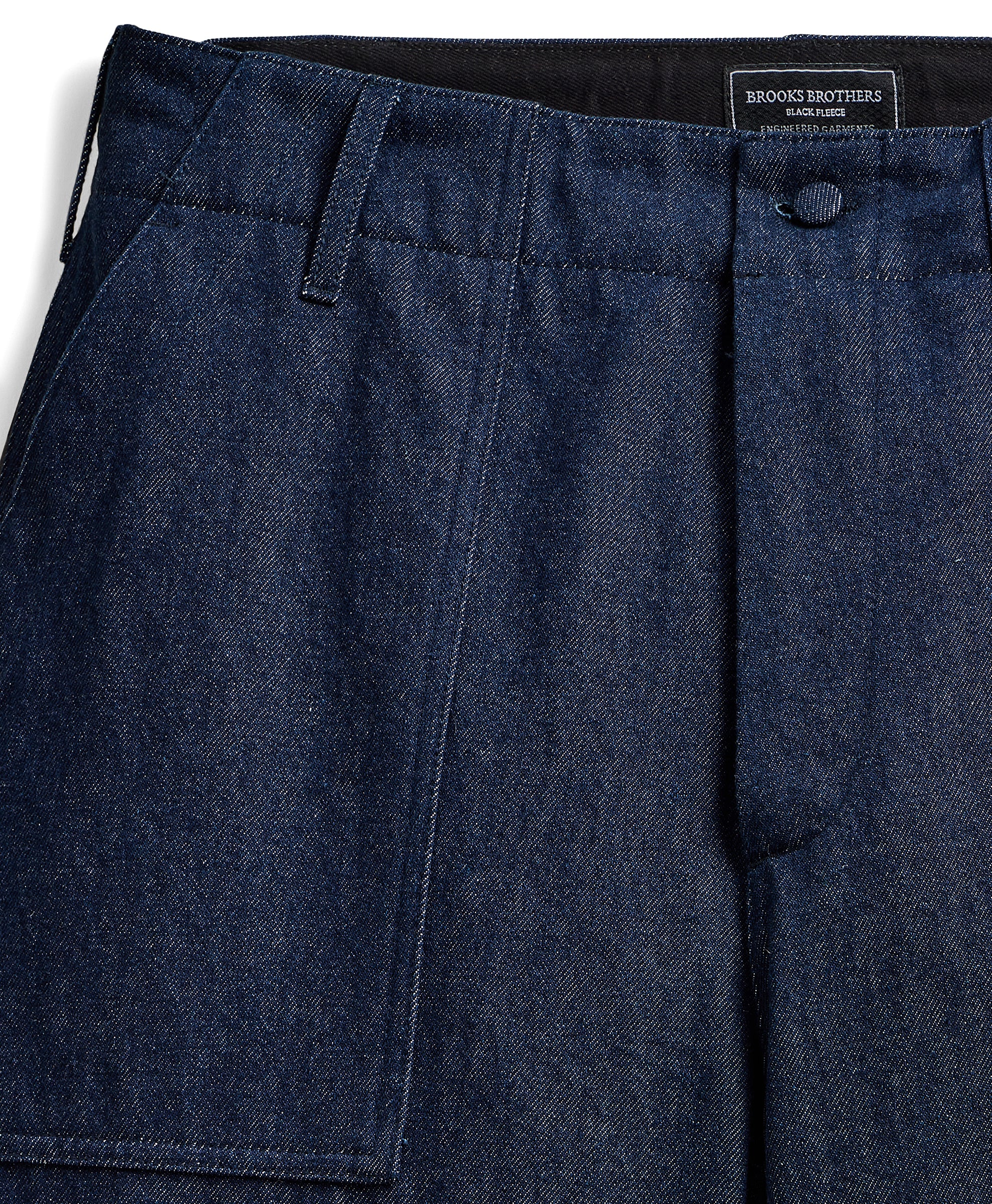 Engineered Garments x Brooks Brothers - Oversized Side Stripe Wide Fatigue Pant - Denim