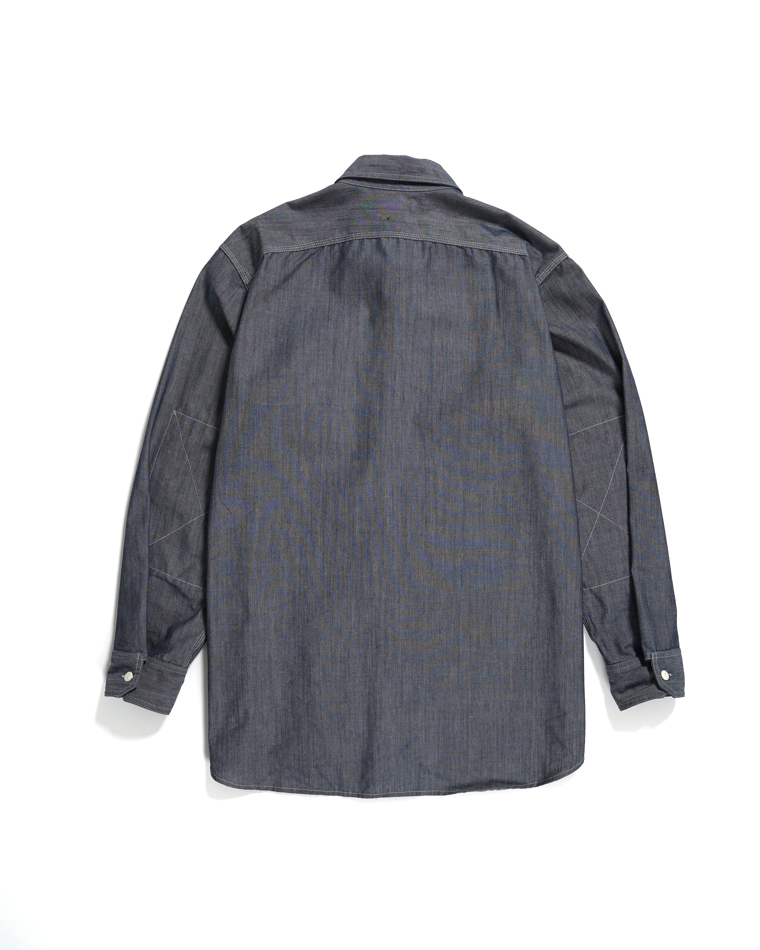 Work Shirt - Blue Cotton Chambray