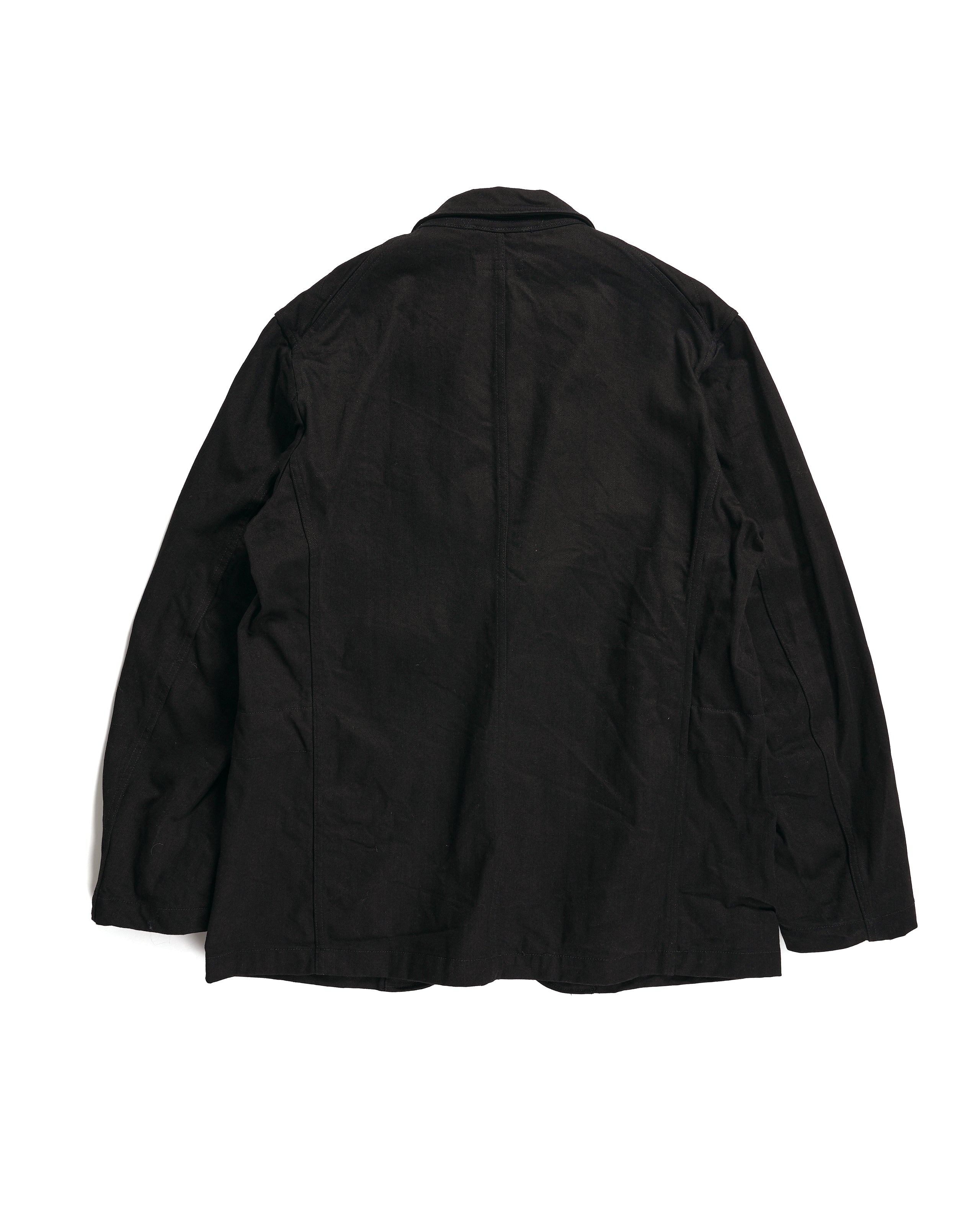 Bedford Jacket - Black Cotton Bull Denim