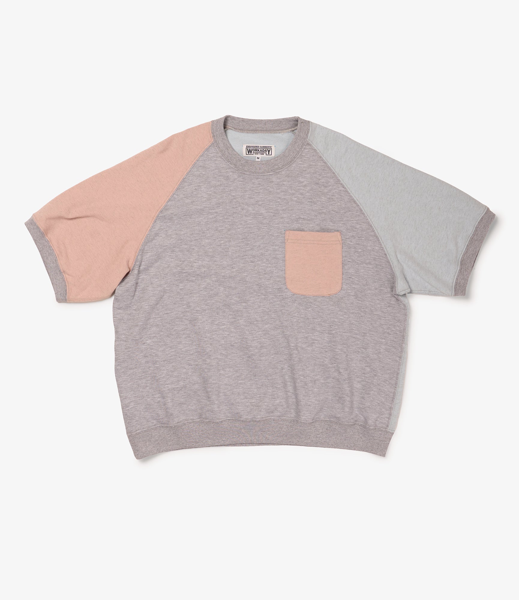 Short Sleeve Crew Combo - H.Grey CP French Terry