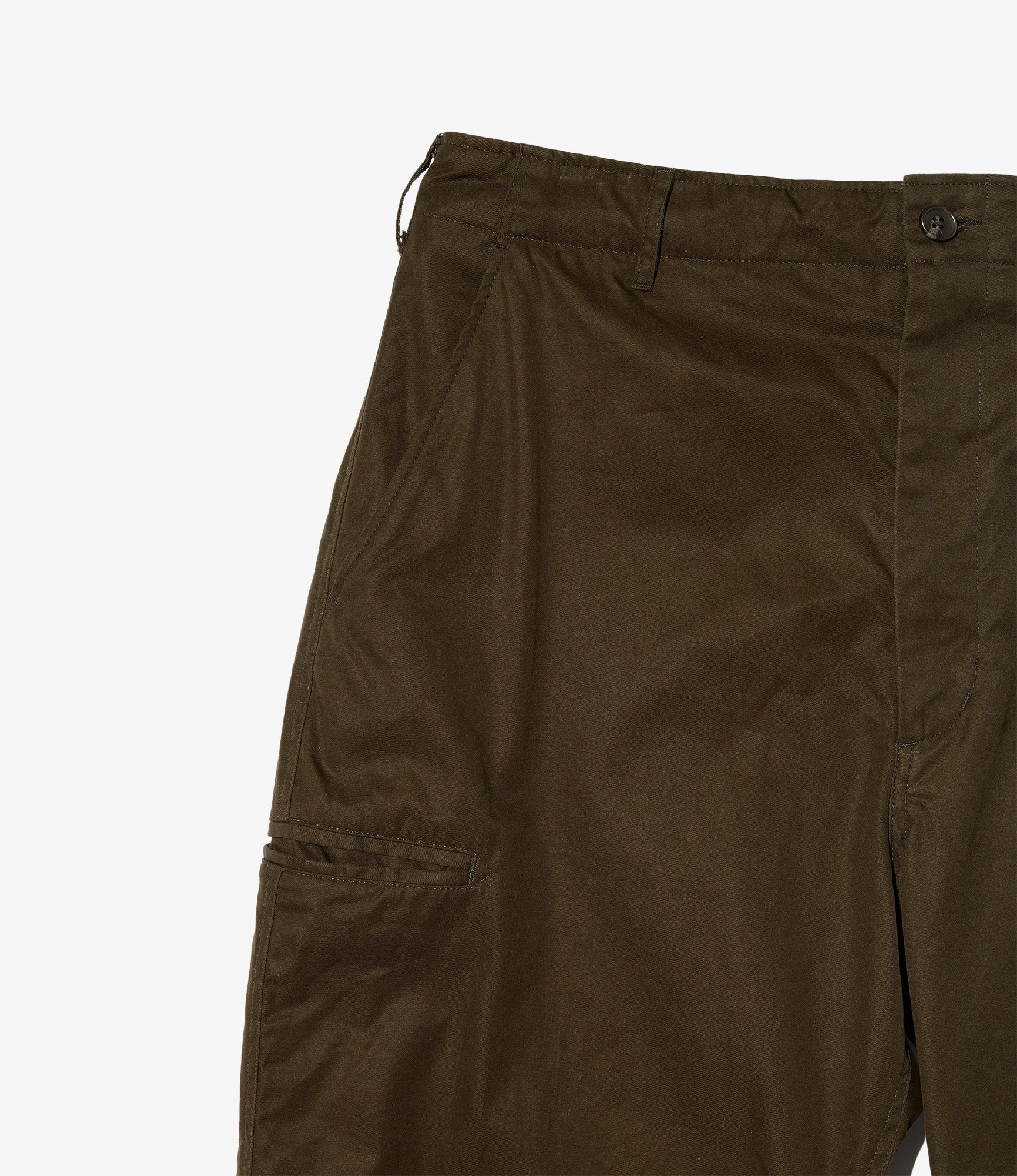 NNP Pant - Dk. Olive Cotton Ventile Twill