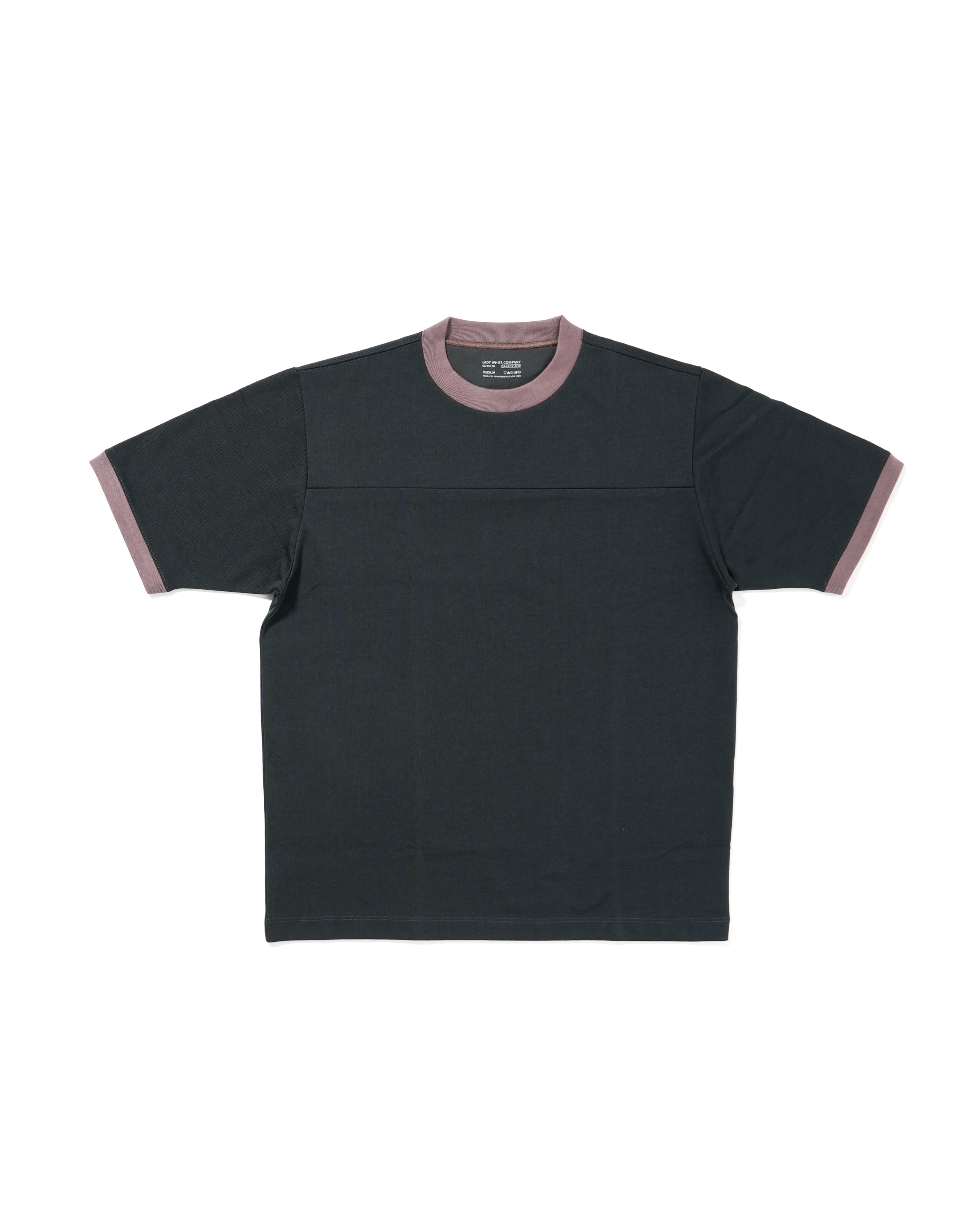 Ringer T-Shirt - Charcoal