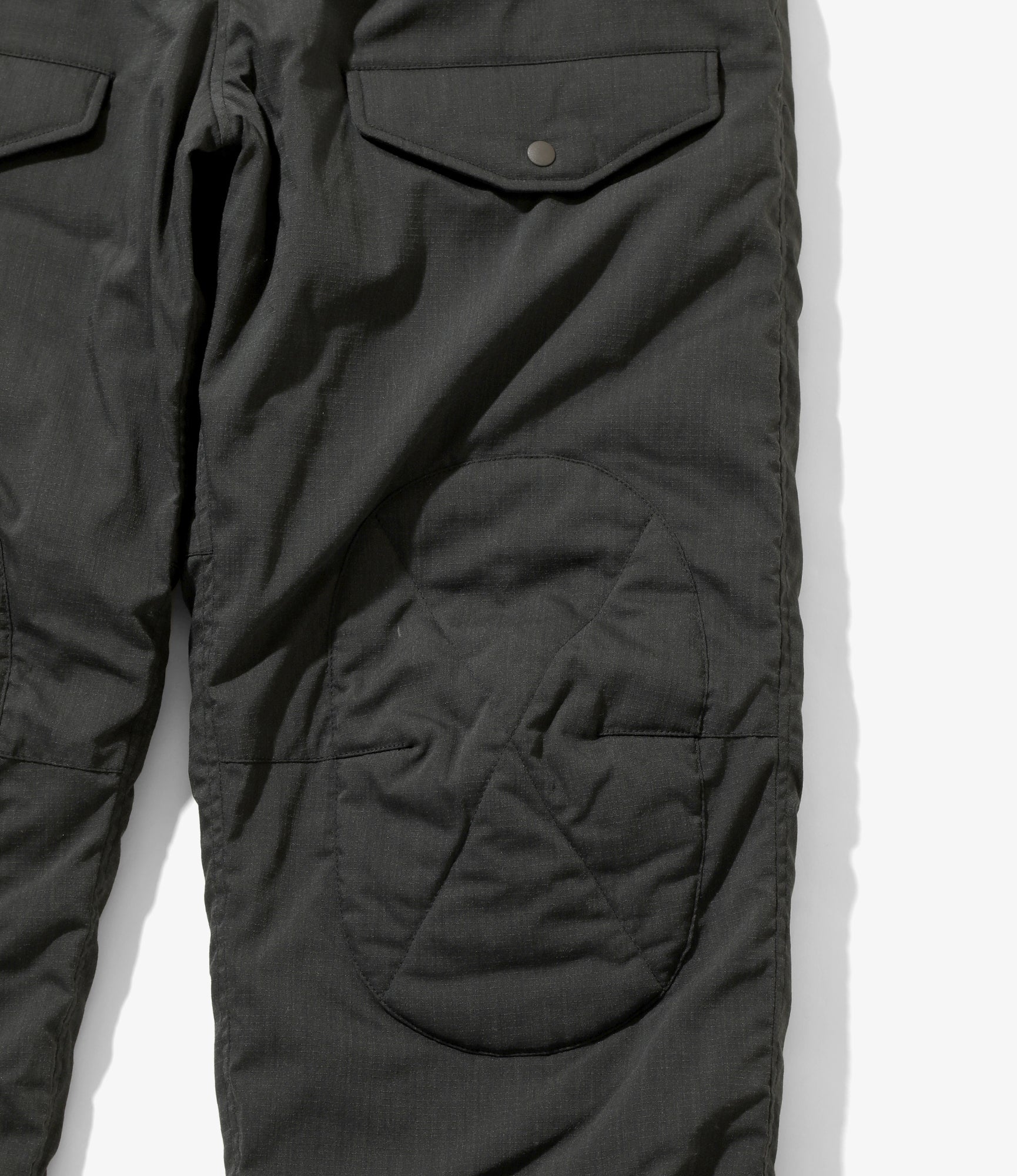 Engineered Garments x Nanga - Airborne Down Pant - Black - Flame Resistant Polyester Aramid Ripstop