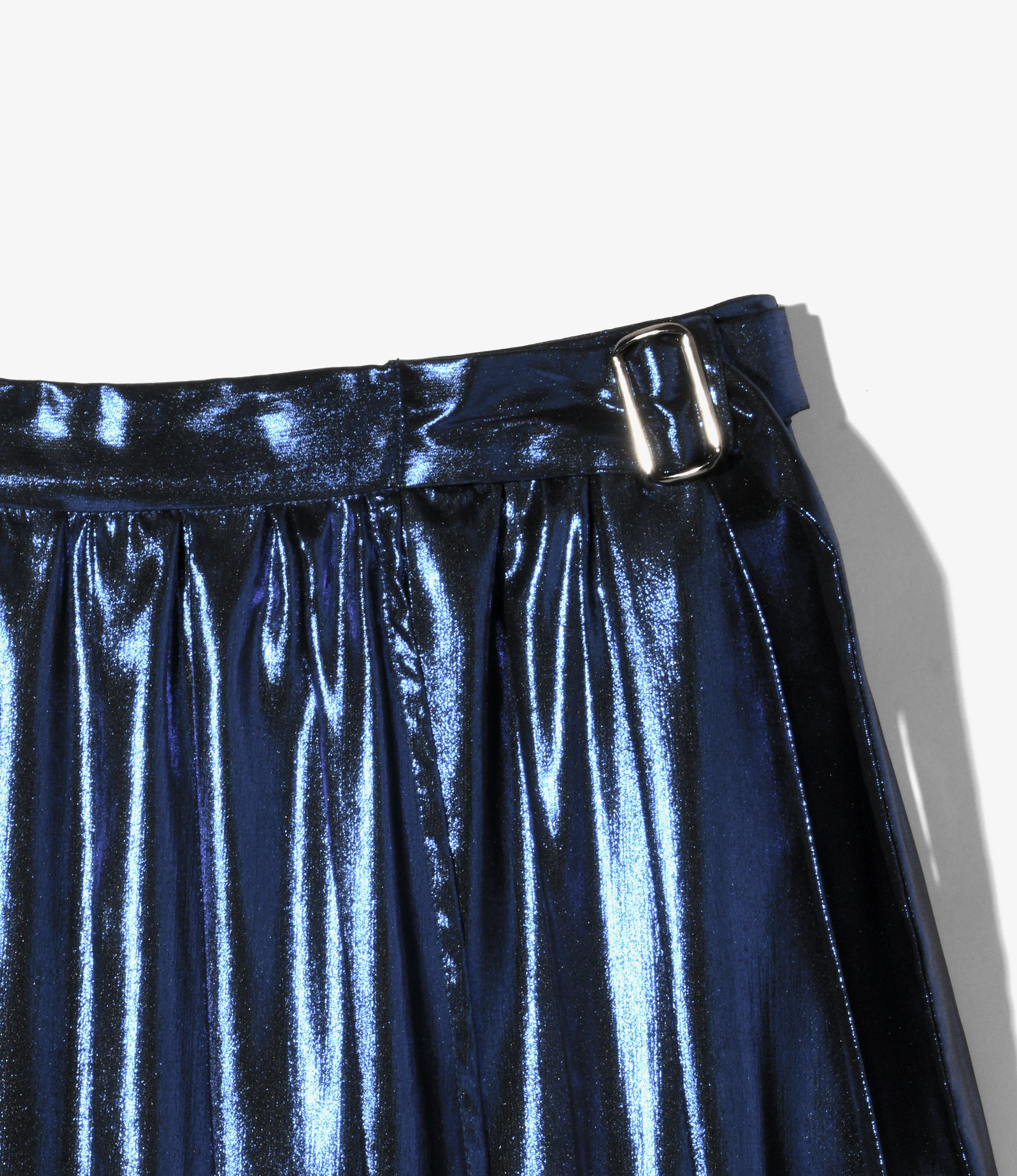 Variation Pleats Skirt - Chiffon Foil - Blue