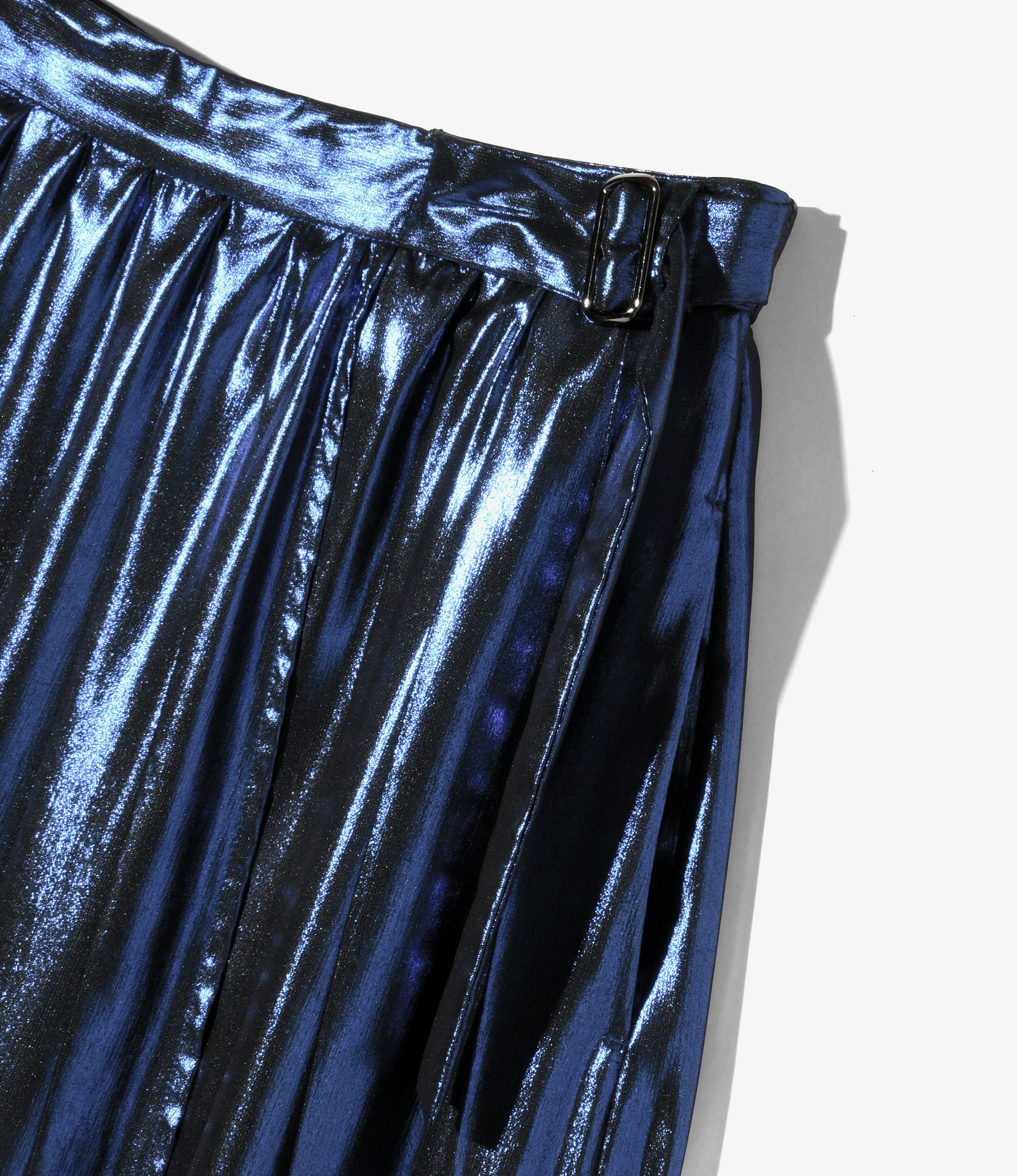 Variation Pleats Skirt - Chiffon Foil - Blue