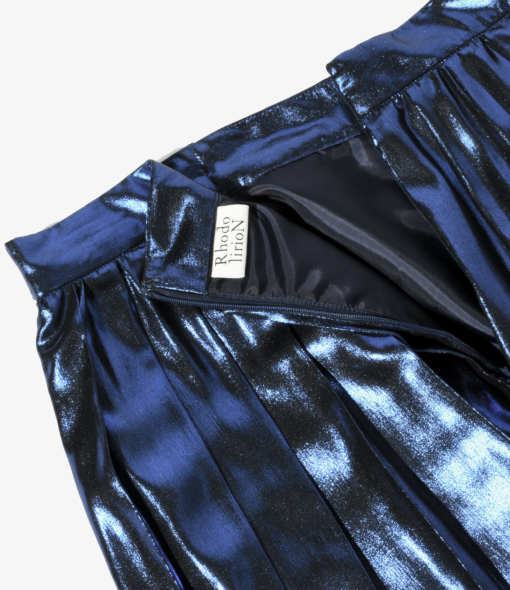 Variation Pleats Skirt - Chiffon Foil - Blue