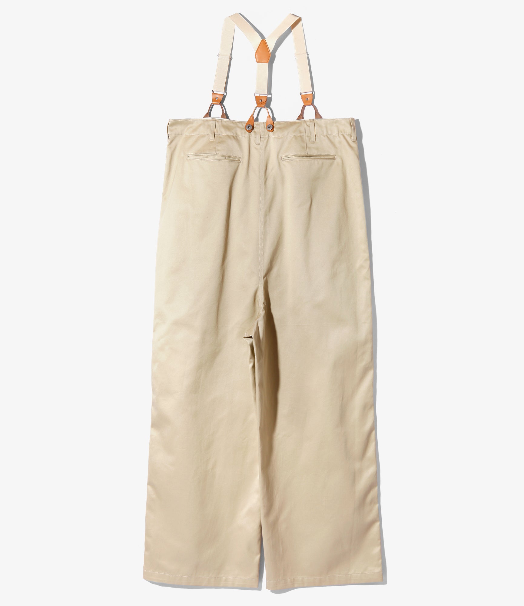 Army Chinos Suspenders Pant - Khaki