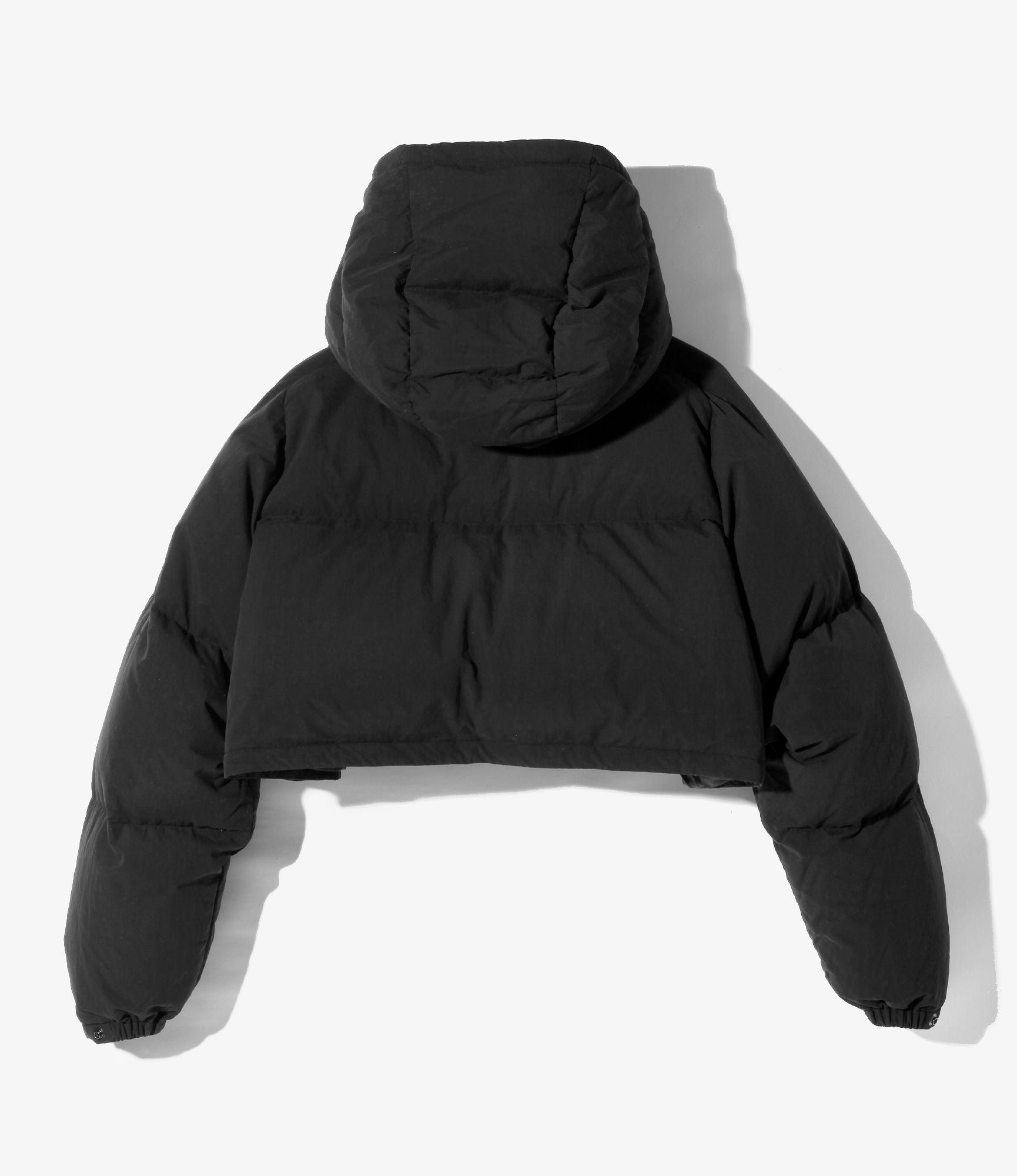 Short Hoody Down Jacket - Black | Nepenthes New York