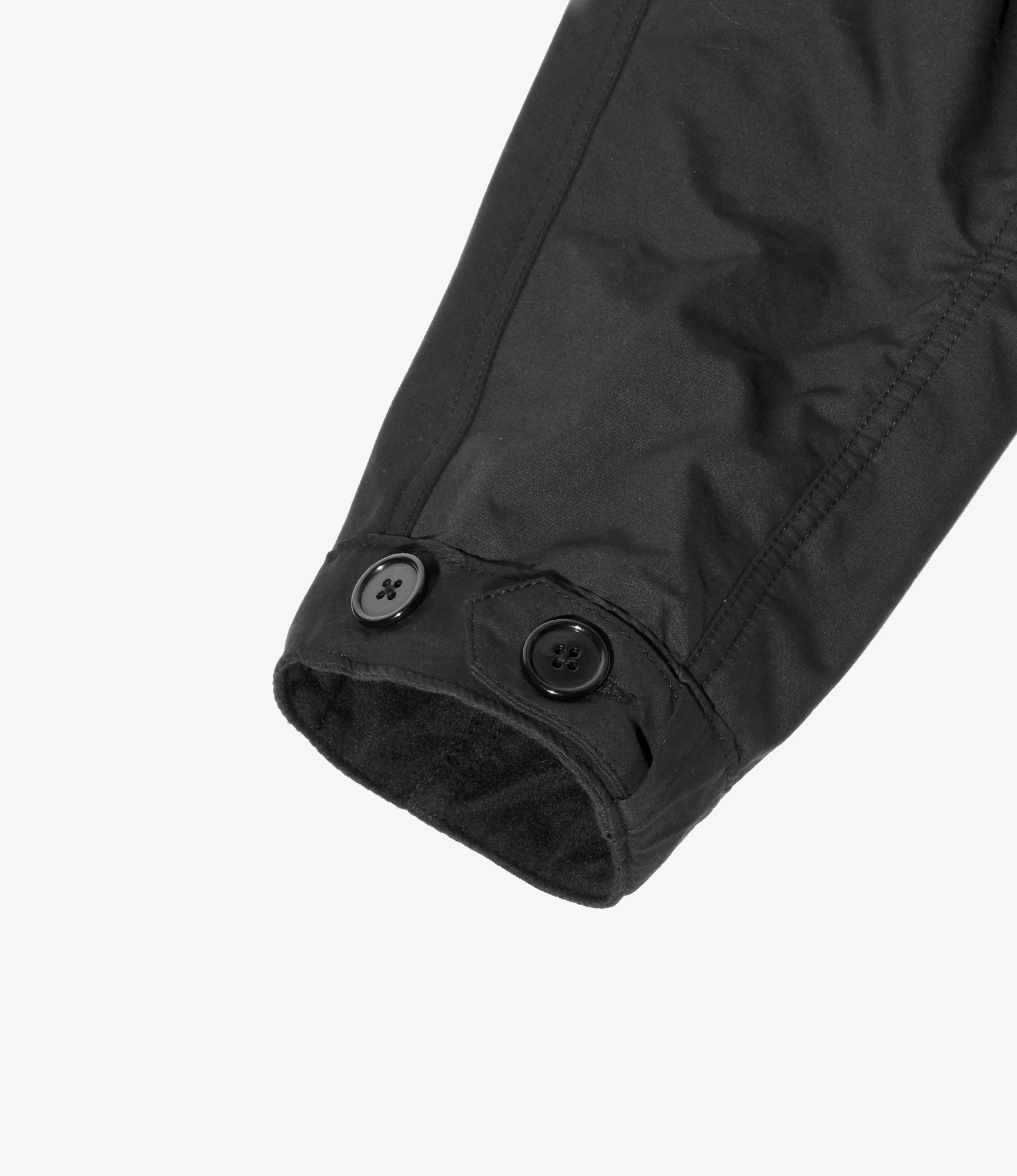 M-65 Type Cold Weather Parka - Peach Broadcloth - Black