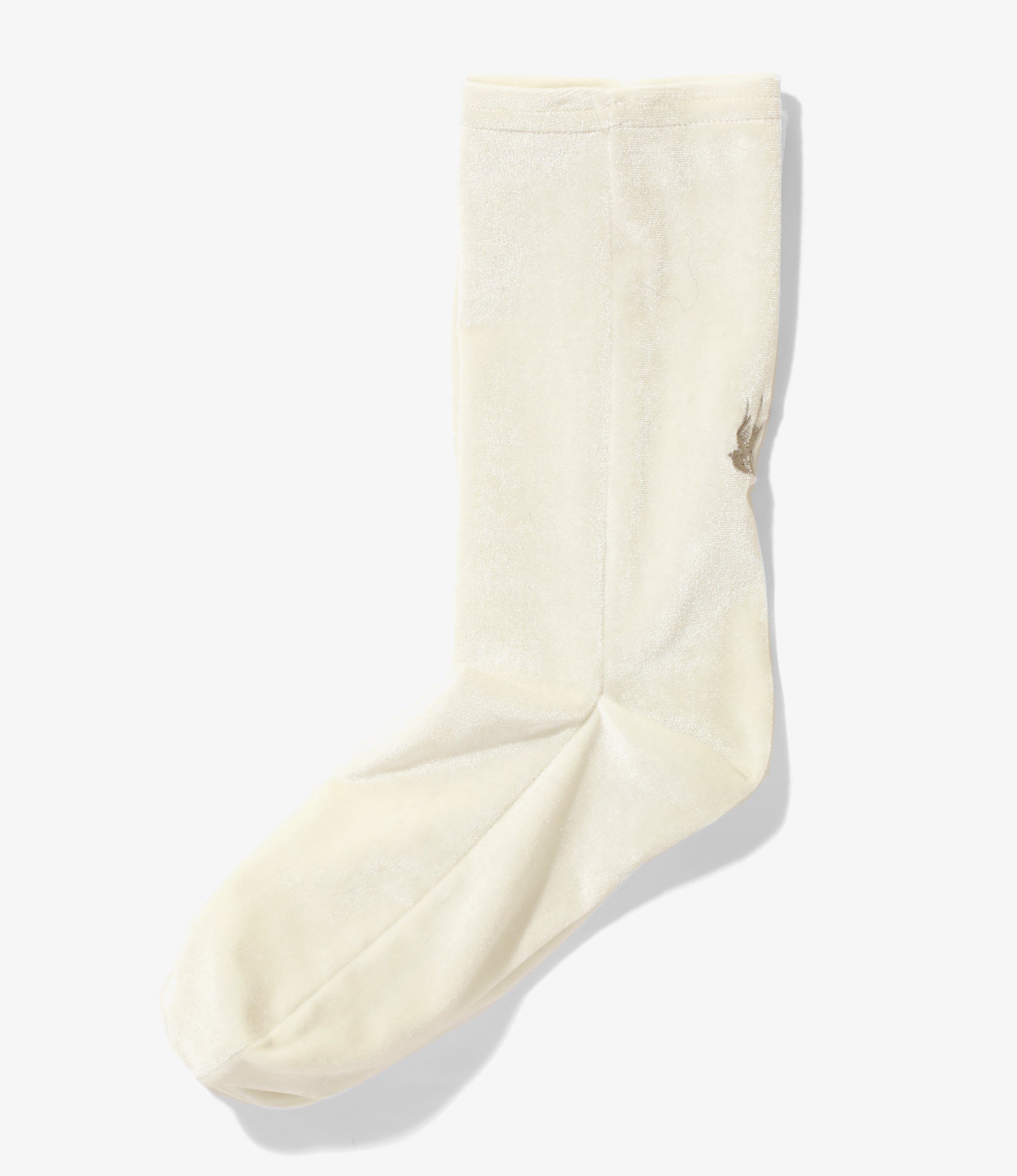 Velvet Socks - White