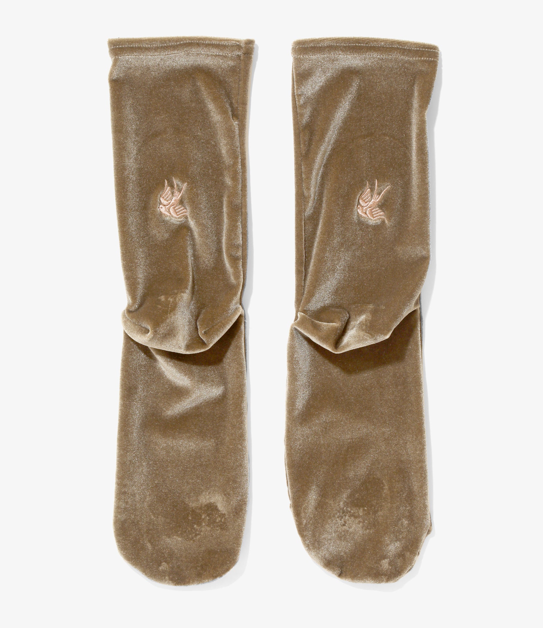 Velvet Socks - Taupe