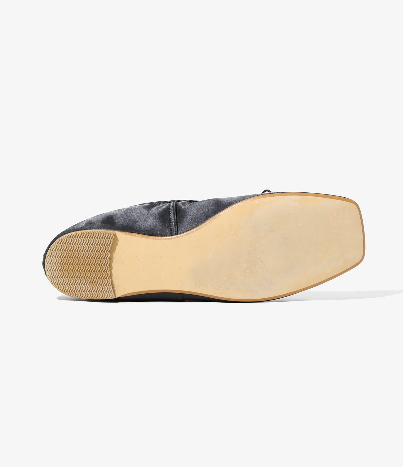 Color Combination Ballet Shoes - Black