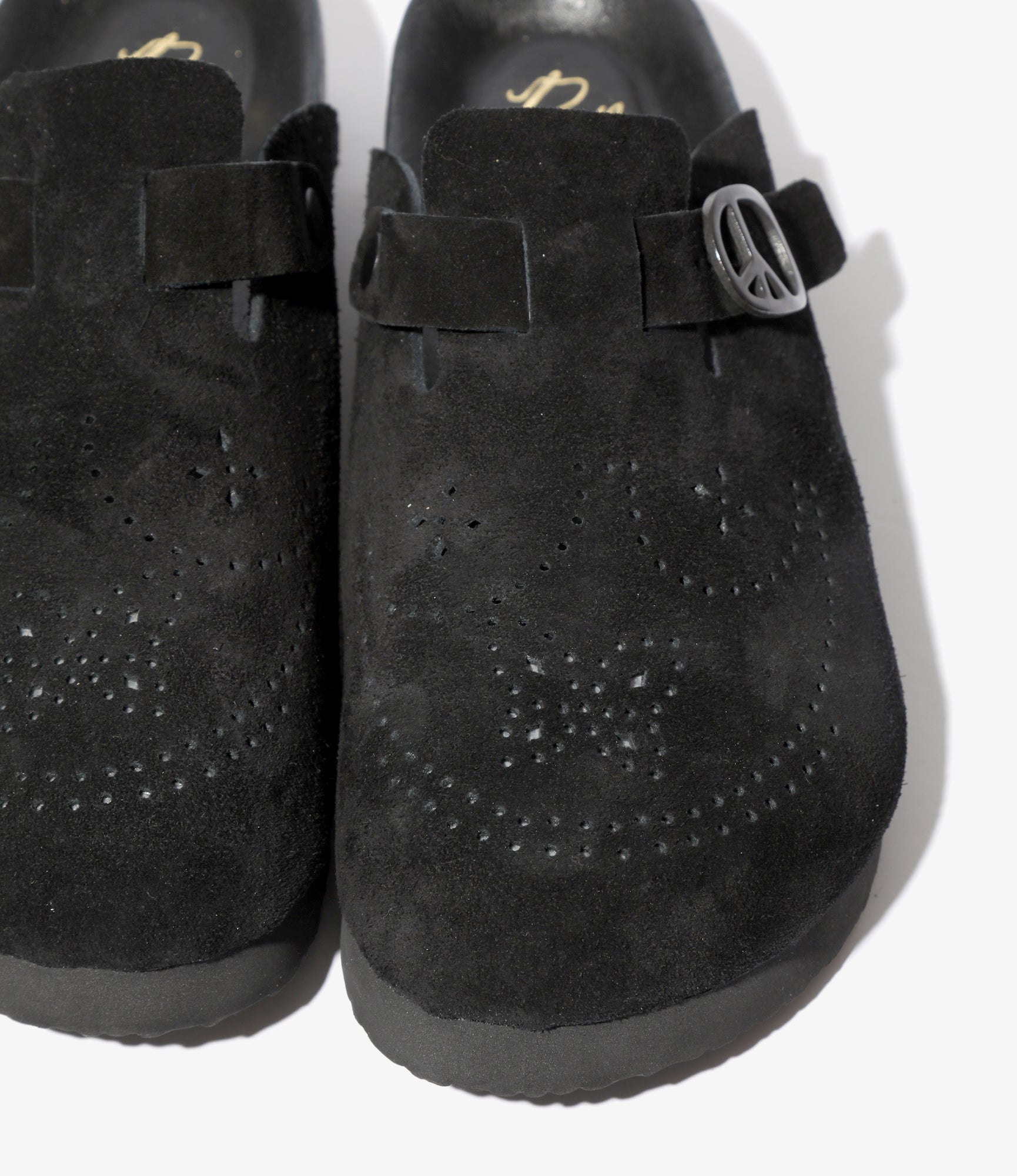 Needles - Clog Sandal - Black - Suede | Nepenthes New York