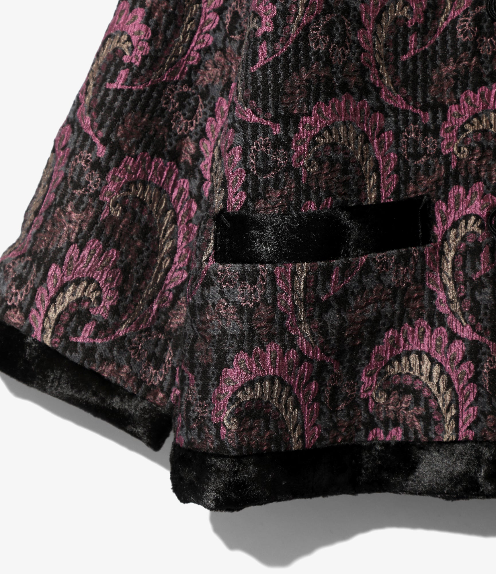 Reversible Oriental Jacket - Pink - W/CU/N Paisley Jq.