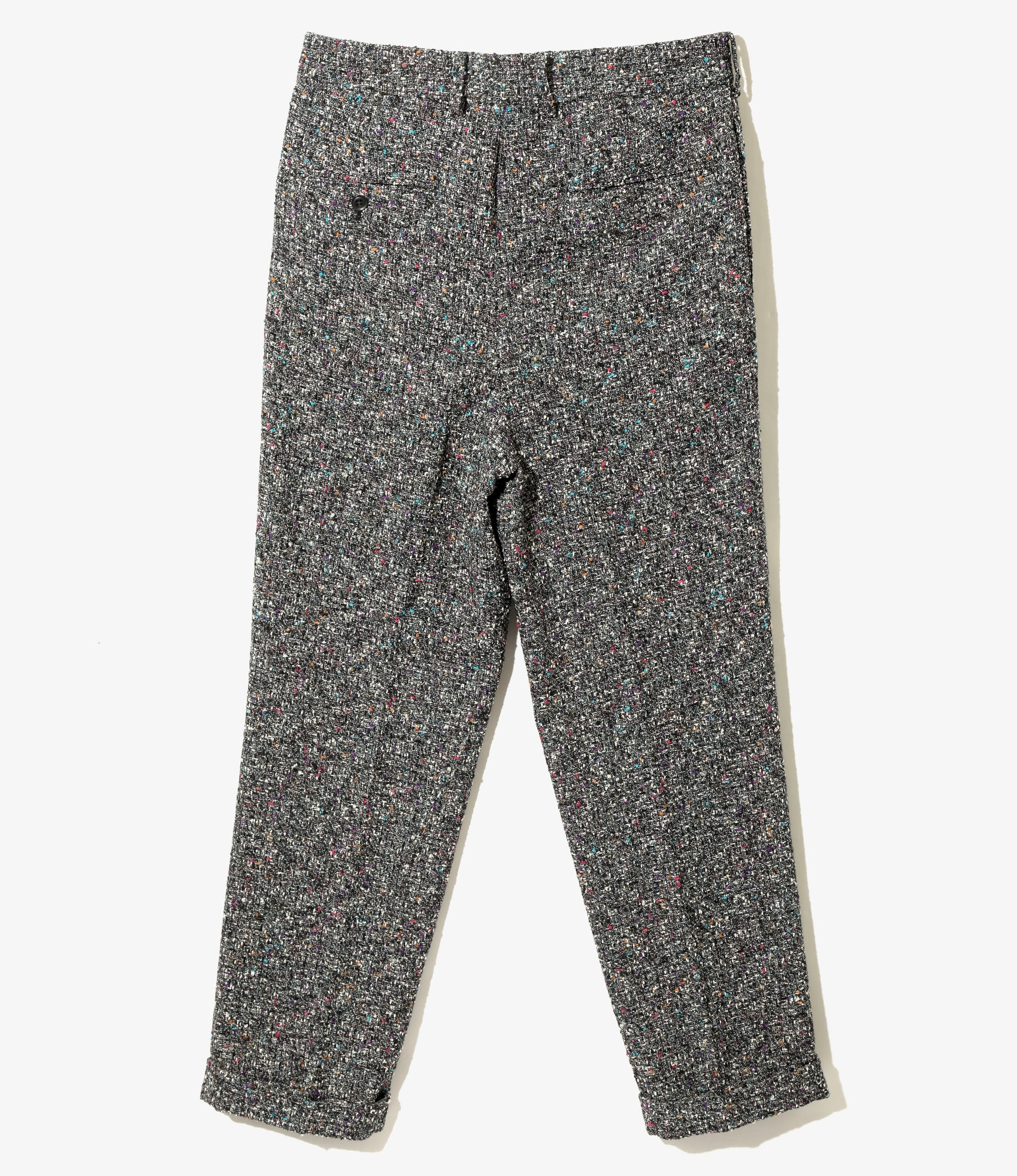 Tucked Trouser - Charcoal - W/R/N/AC/PE Fancy Cloth