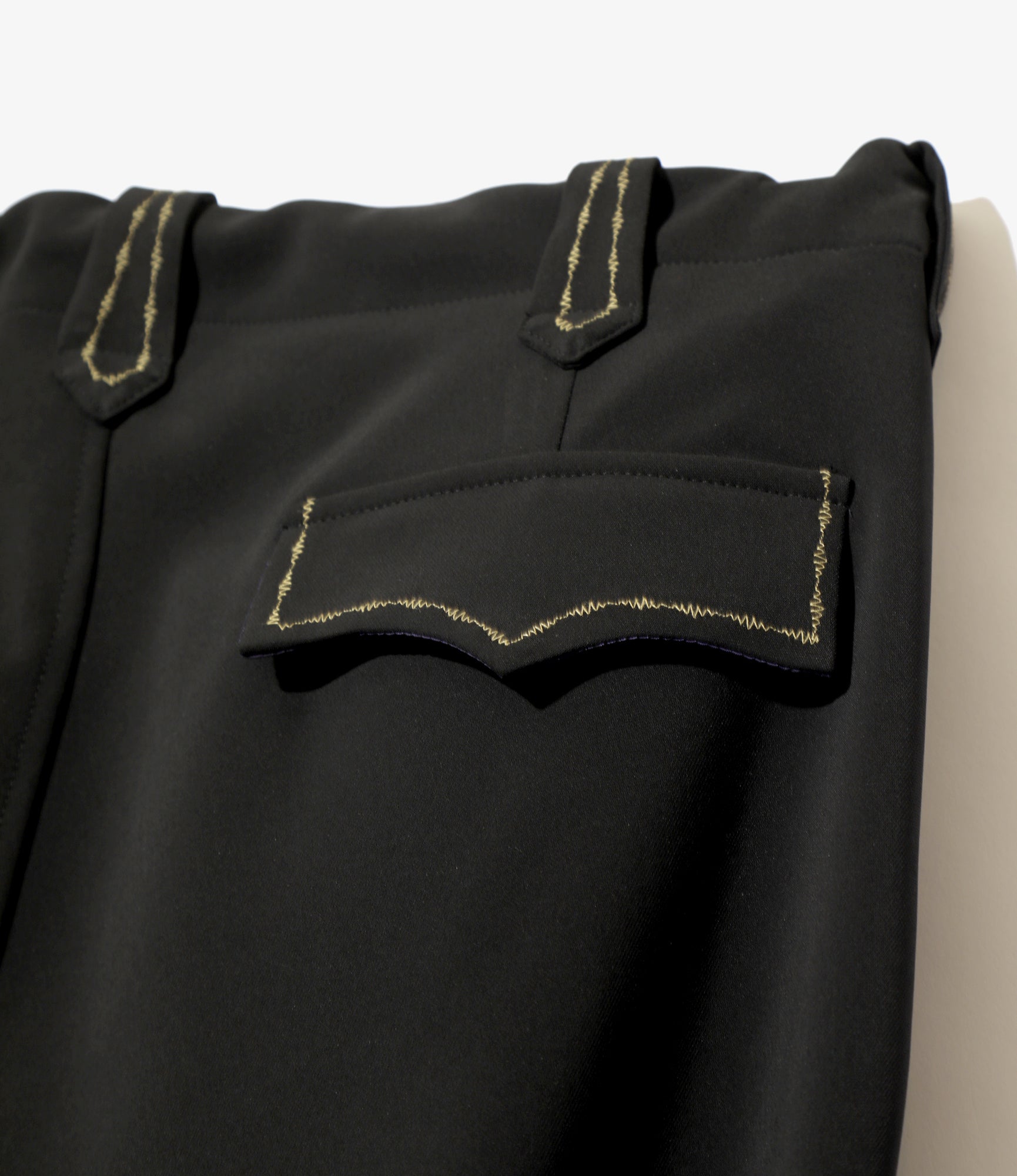 Western Leisure Pant - Black - PE/PU Double Cloth