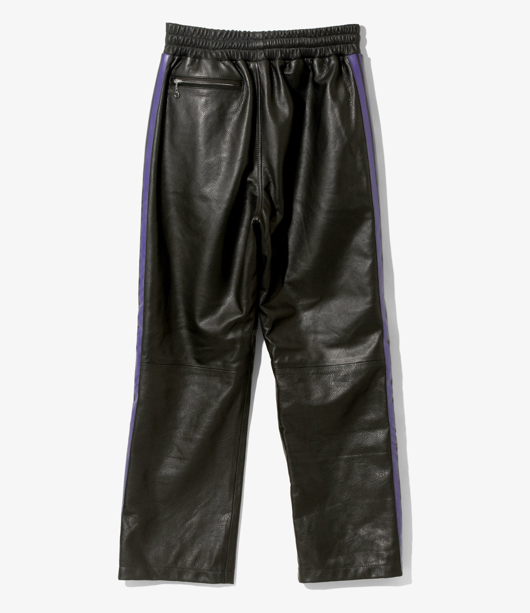 Needles x Schott - Track Pant - Cowhide Leather