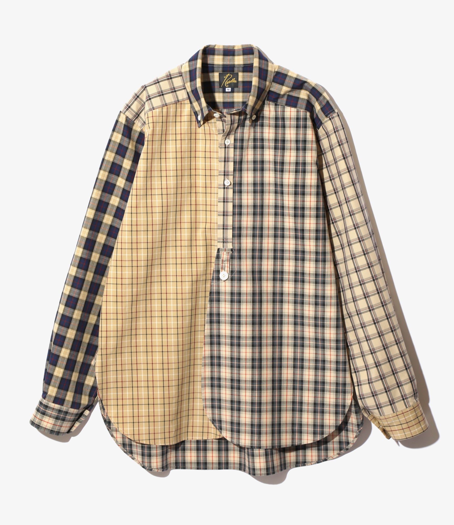 BD EDW Shirt - Khaki - Cotton Plaid Cloth / Crazy