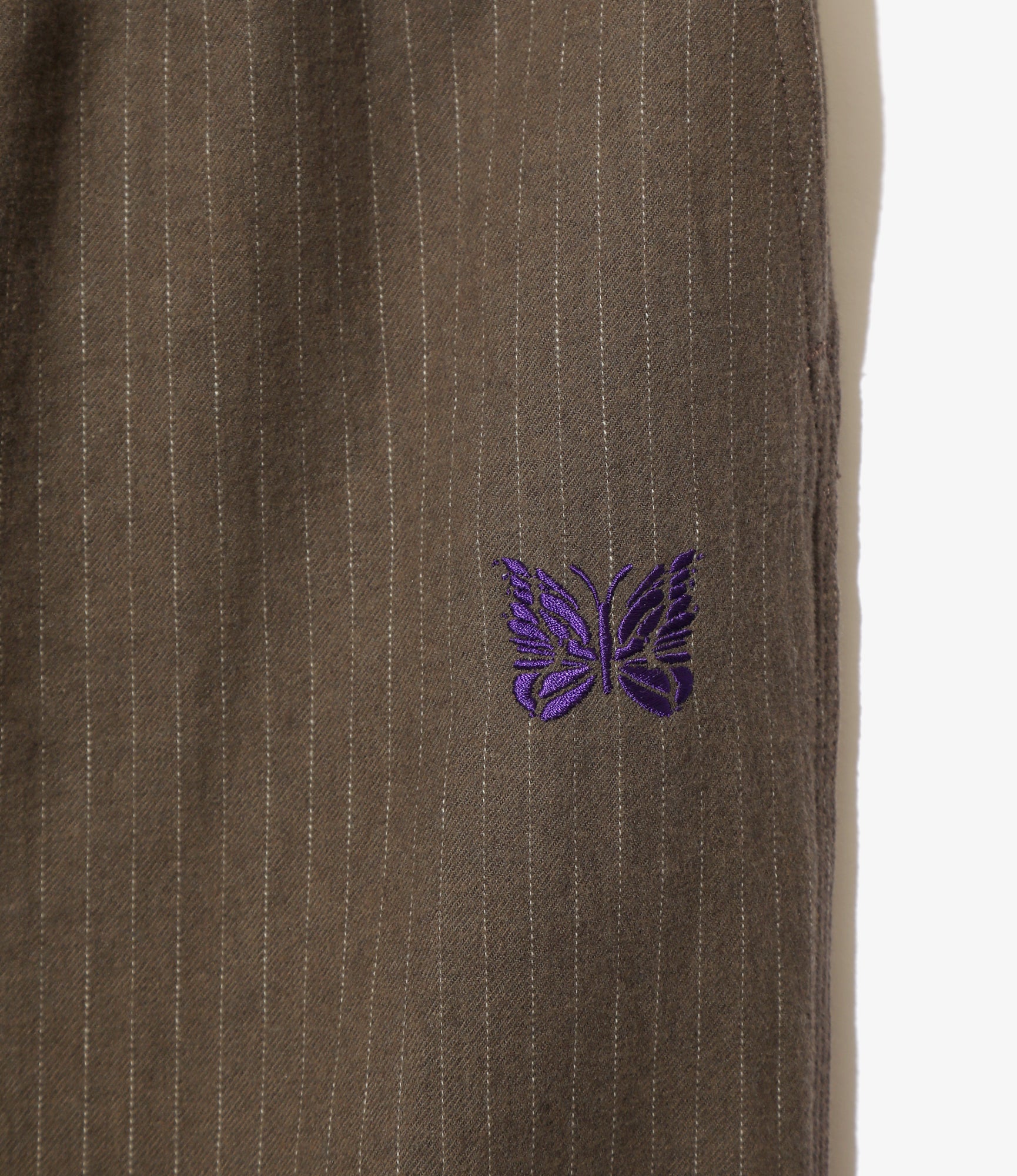 String Work Pant - Brown - C/L/W Pin Stripe Twill