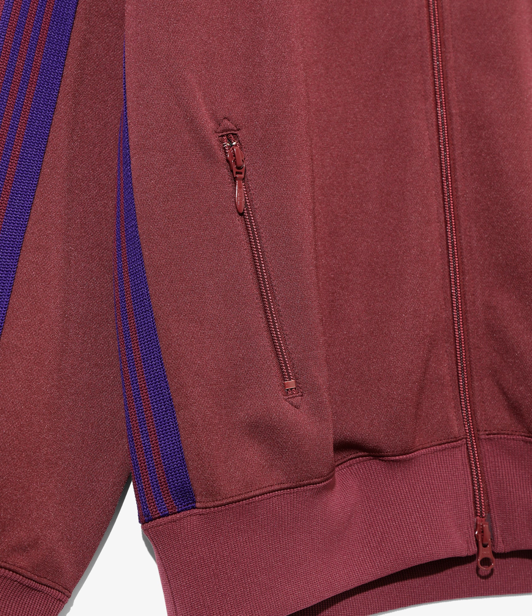 Track Jacket - Wine - Poly Smooth