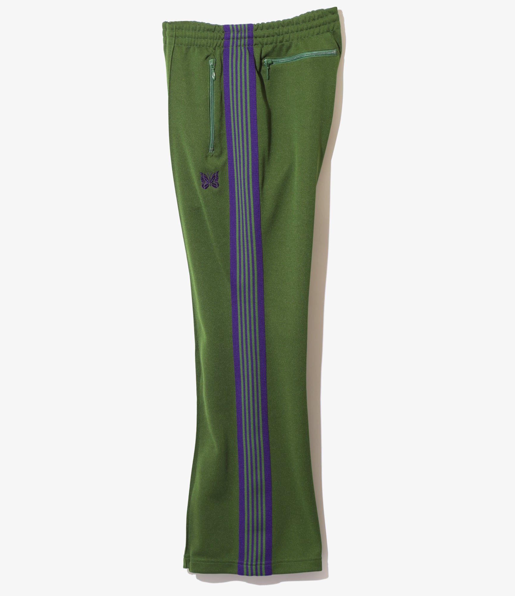 Boot-Cut Track Pant- Ivy Green - Poly Smooth