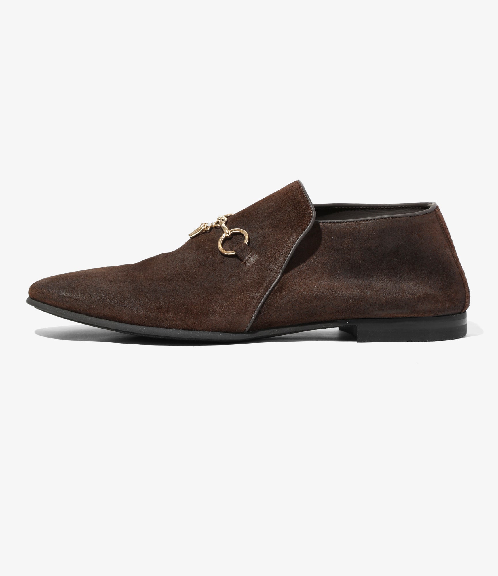 Tassel Bit Slip-On Chukka - Dk. Brown