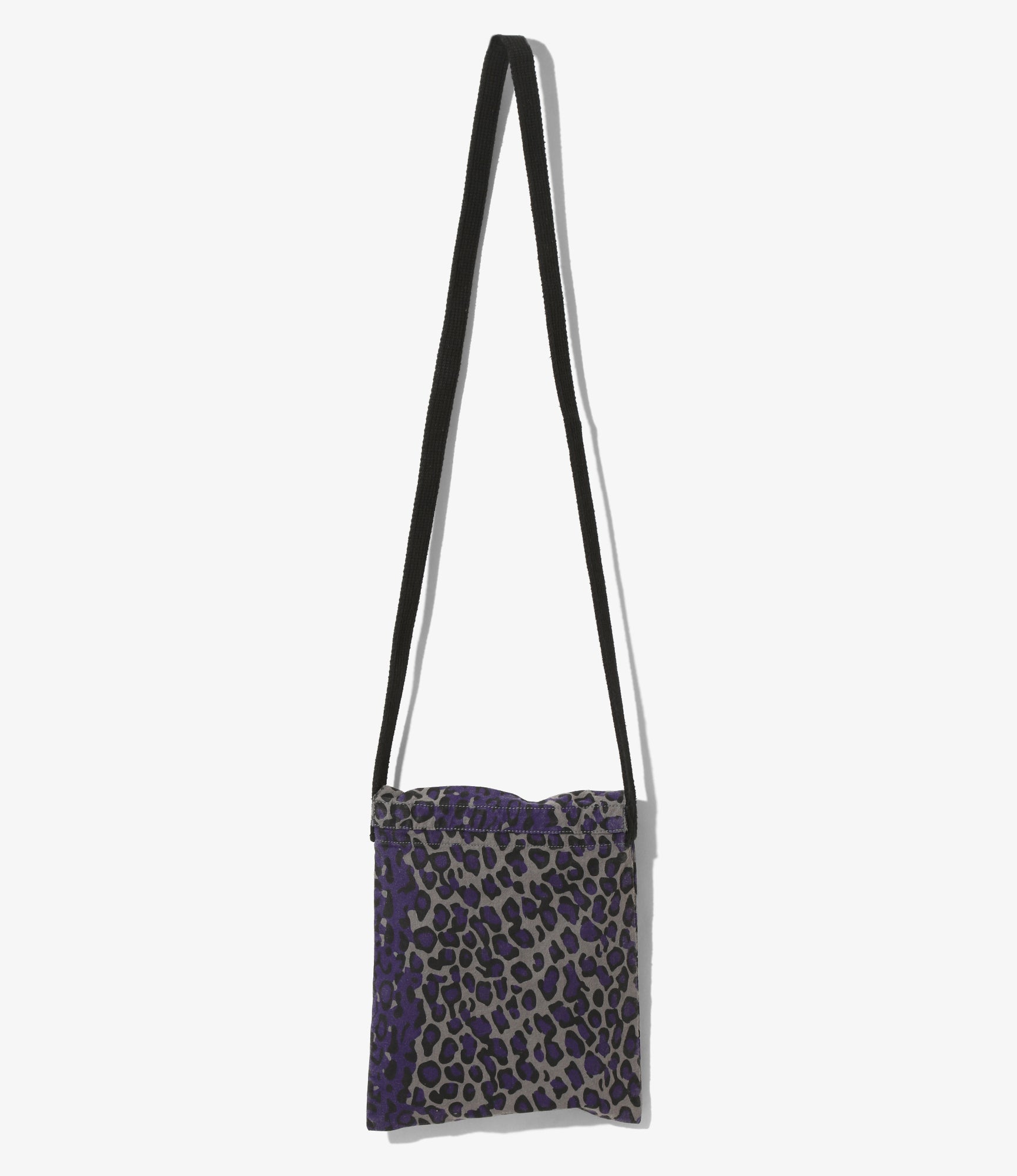 String Bag - Leopard - Flannel Cloth / Printed